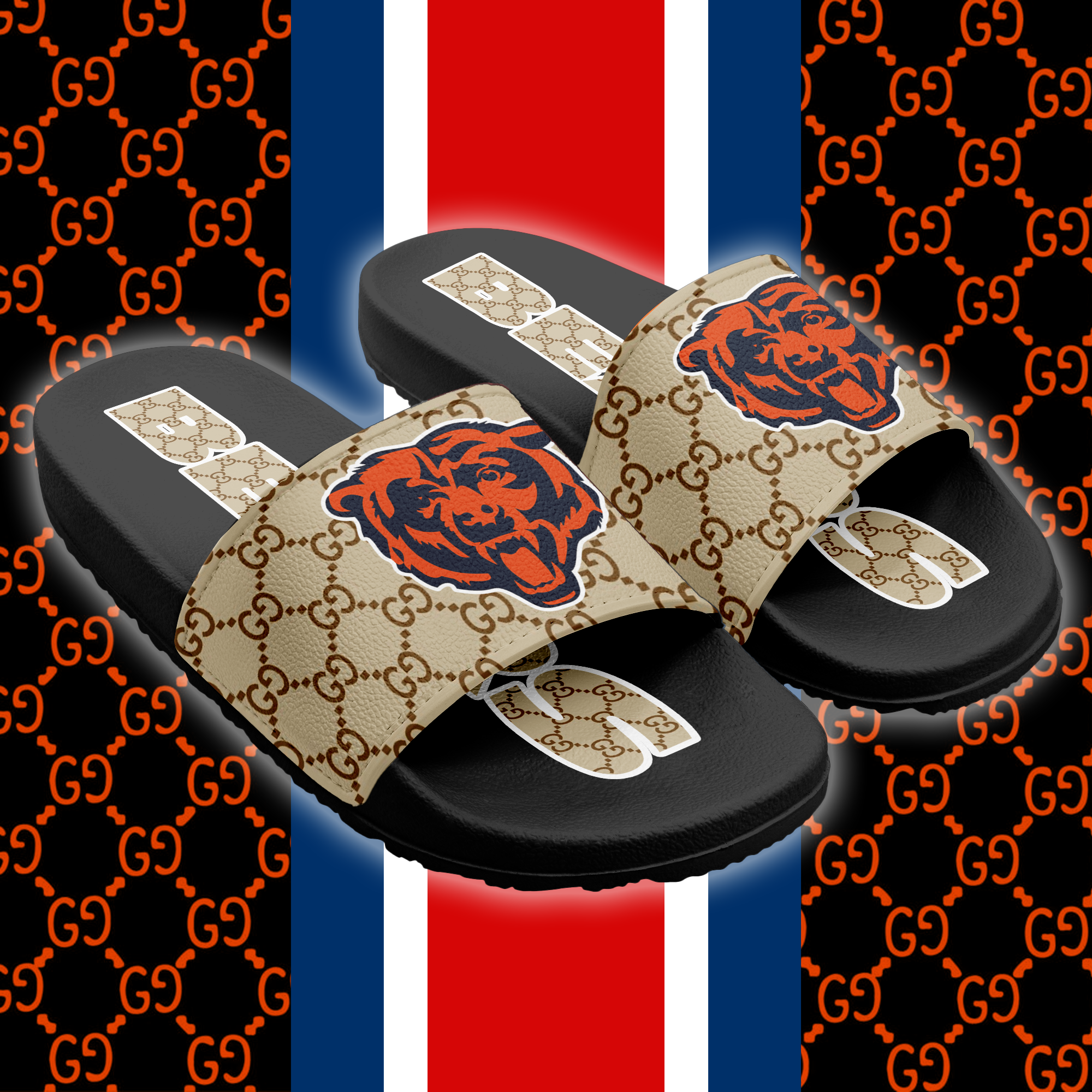Chicago Bears Slide Sandals PT66209