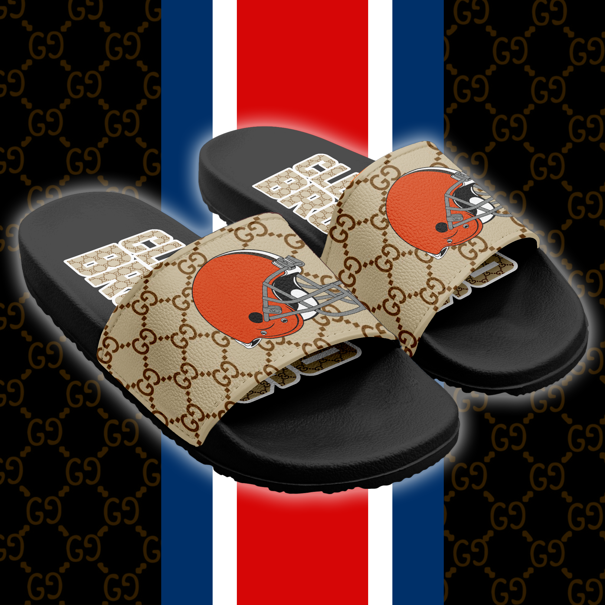 Cleveland Browns Slide Sandals PT66212