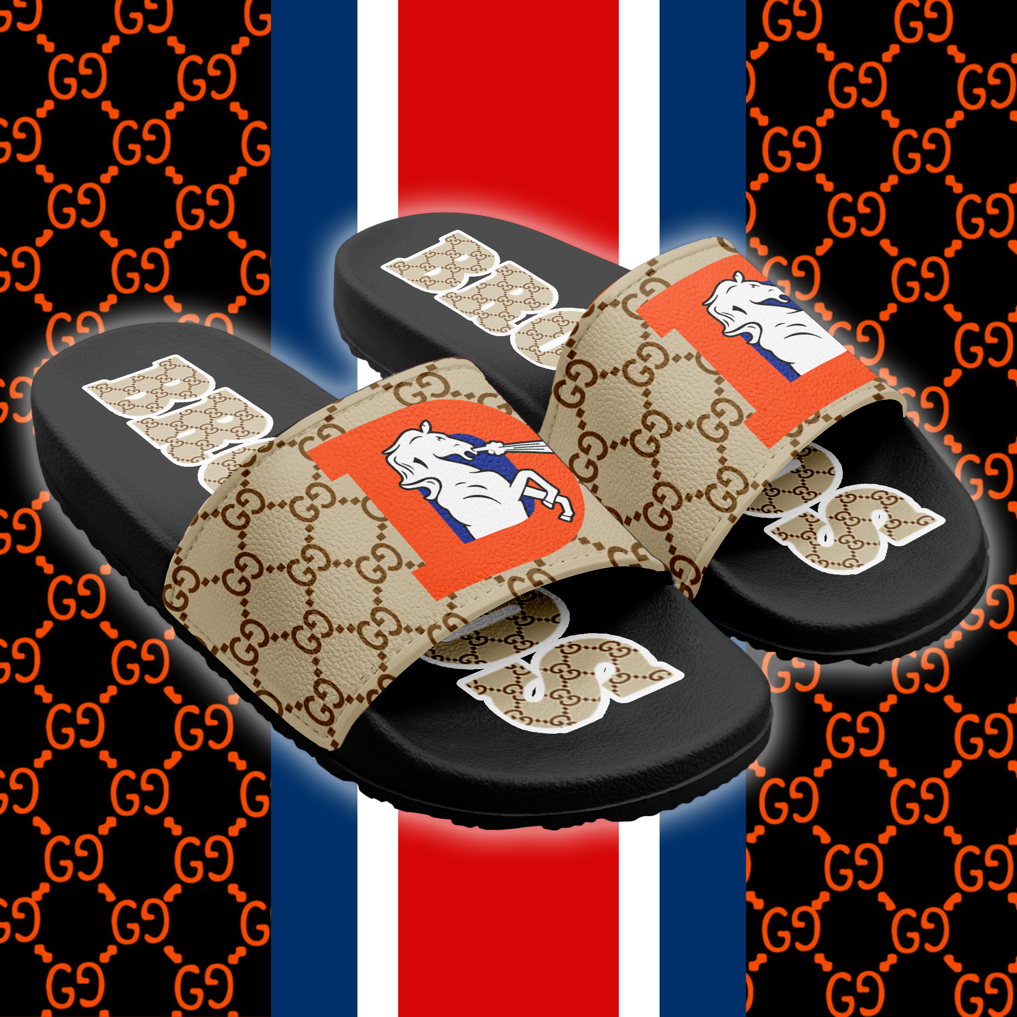 Denver Broncos Slide Sandals PT66215