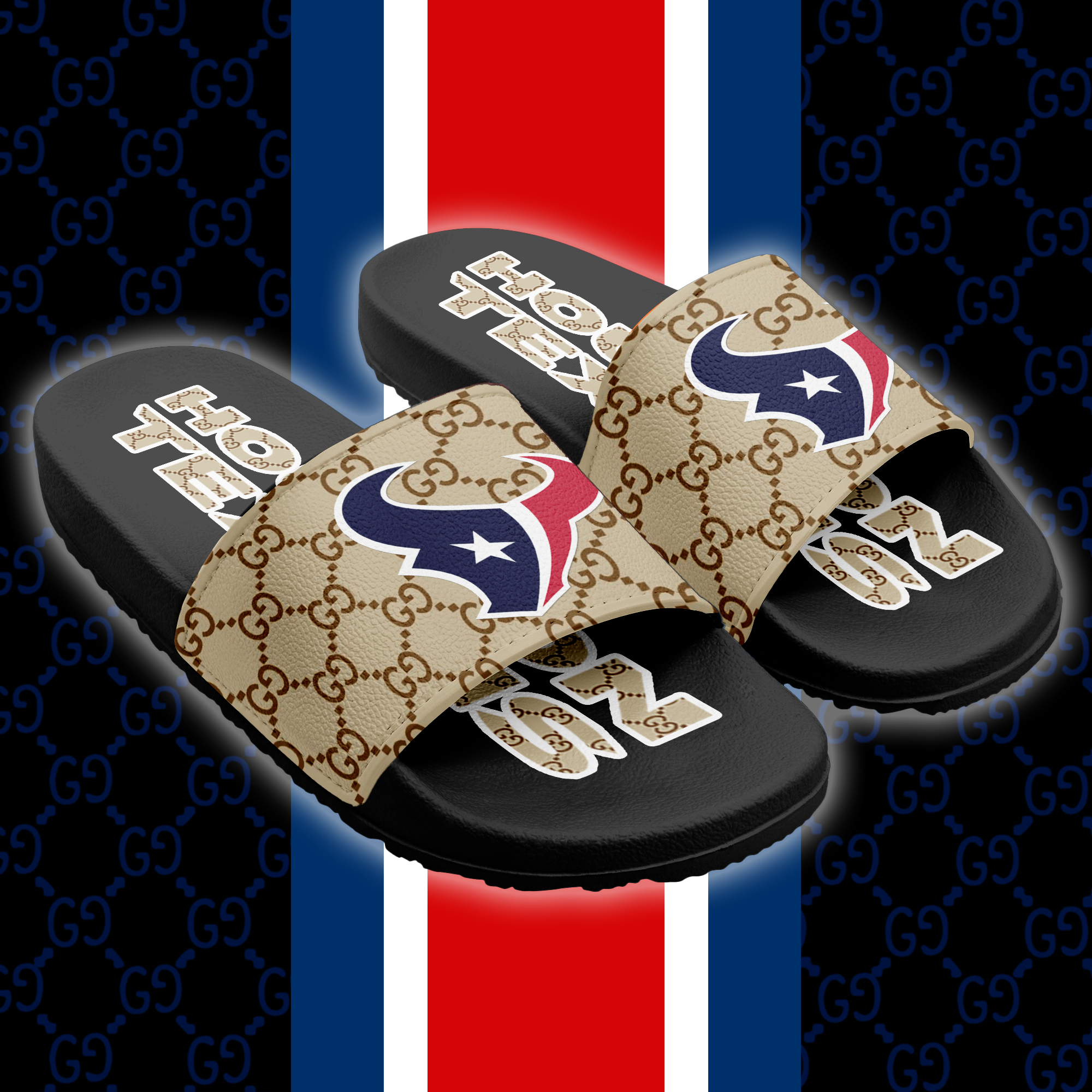 Houston Texans Slide Sandals PT66219