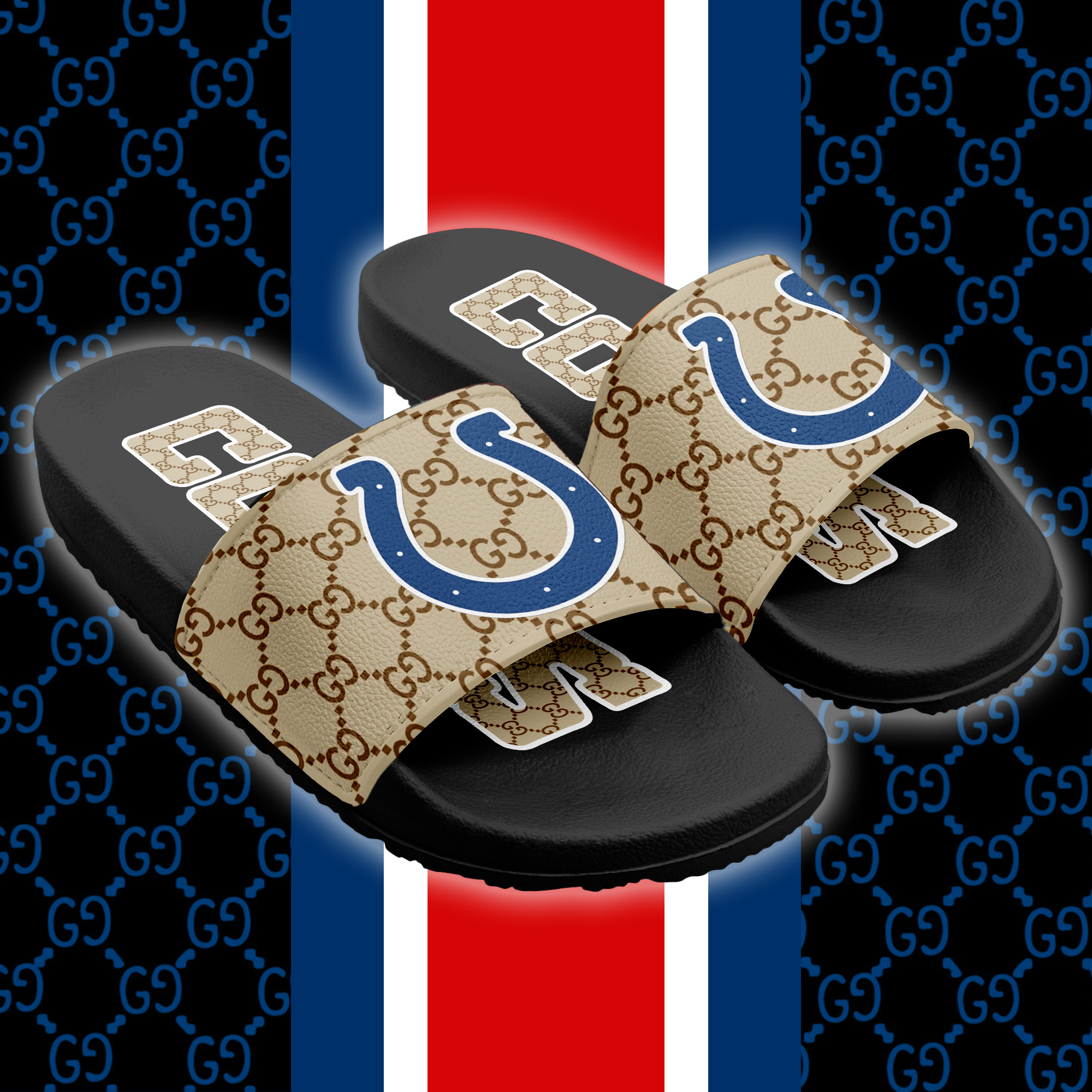 Indianapolis Colts Slide Sandals PT66220