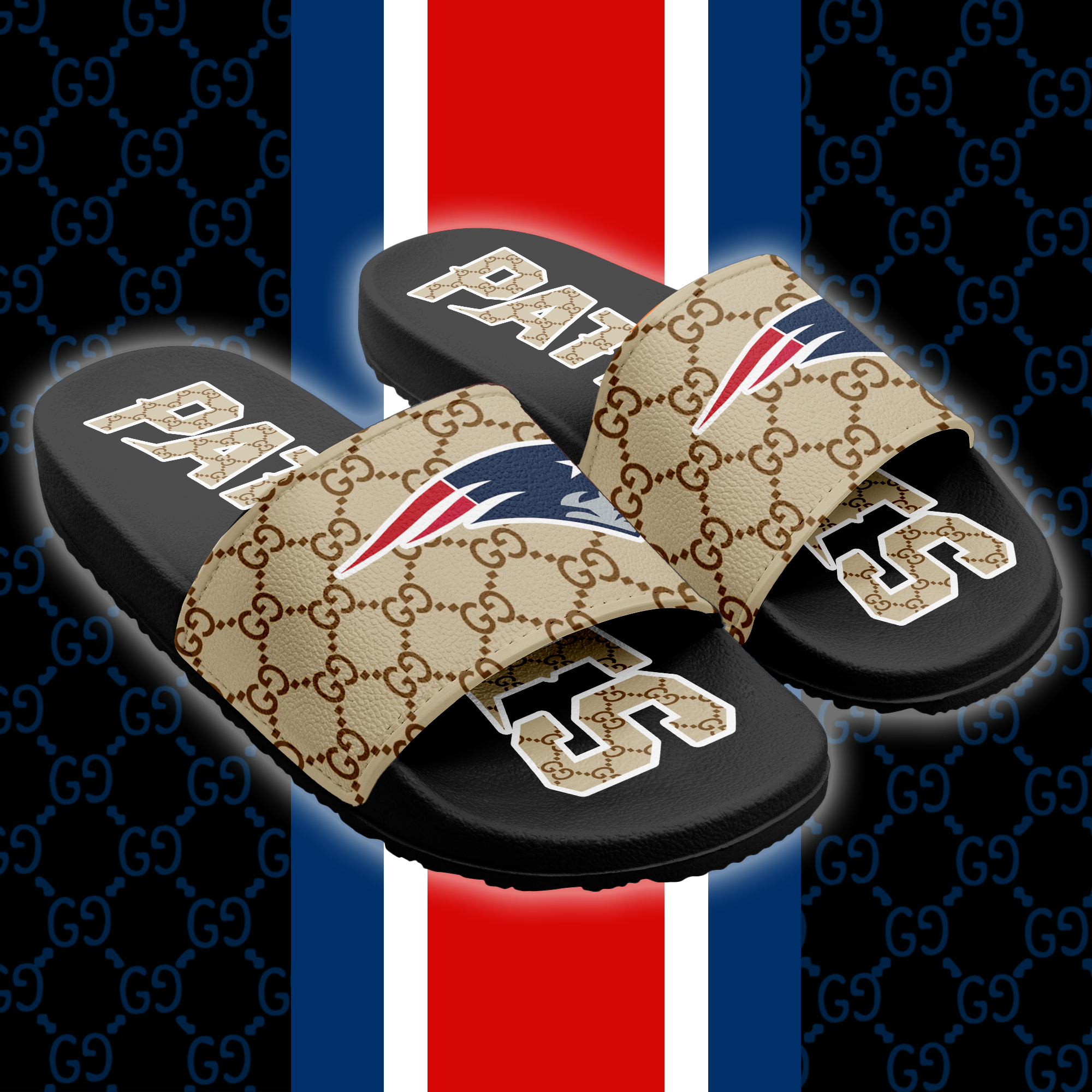 New England Patriots Slide Sandals PT66230
