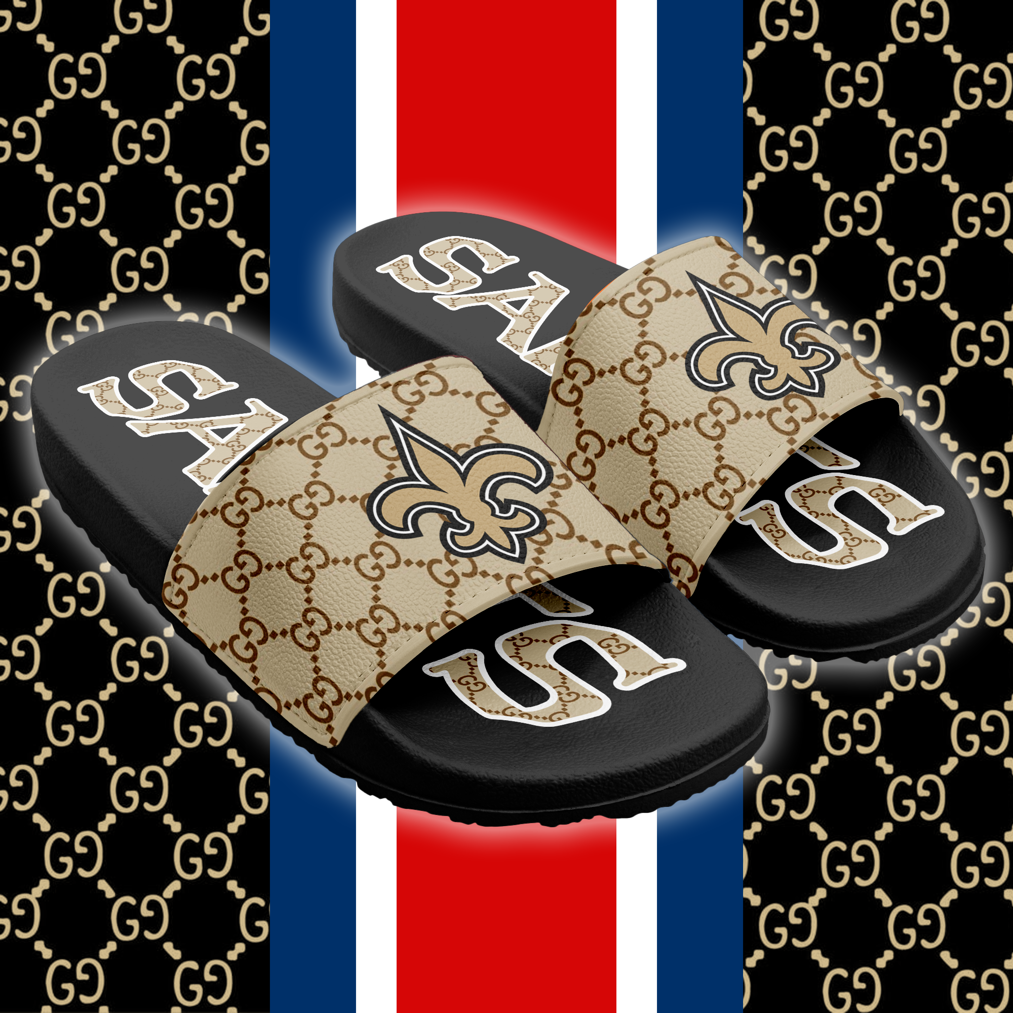 New Orleans Saints Slide Sandals PT66231