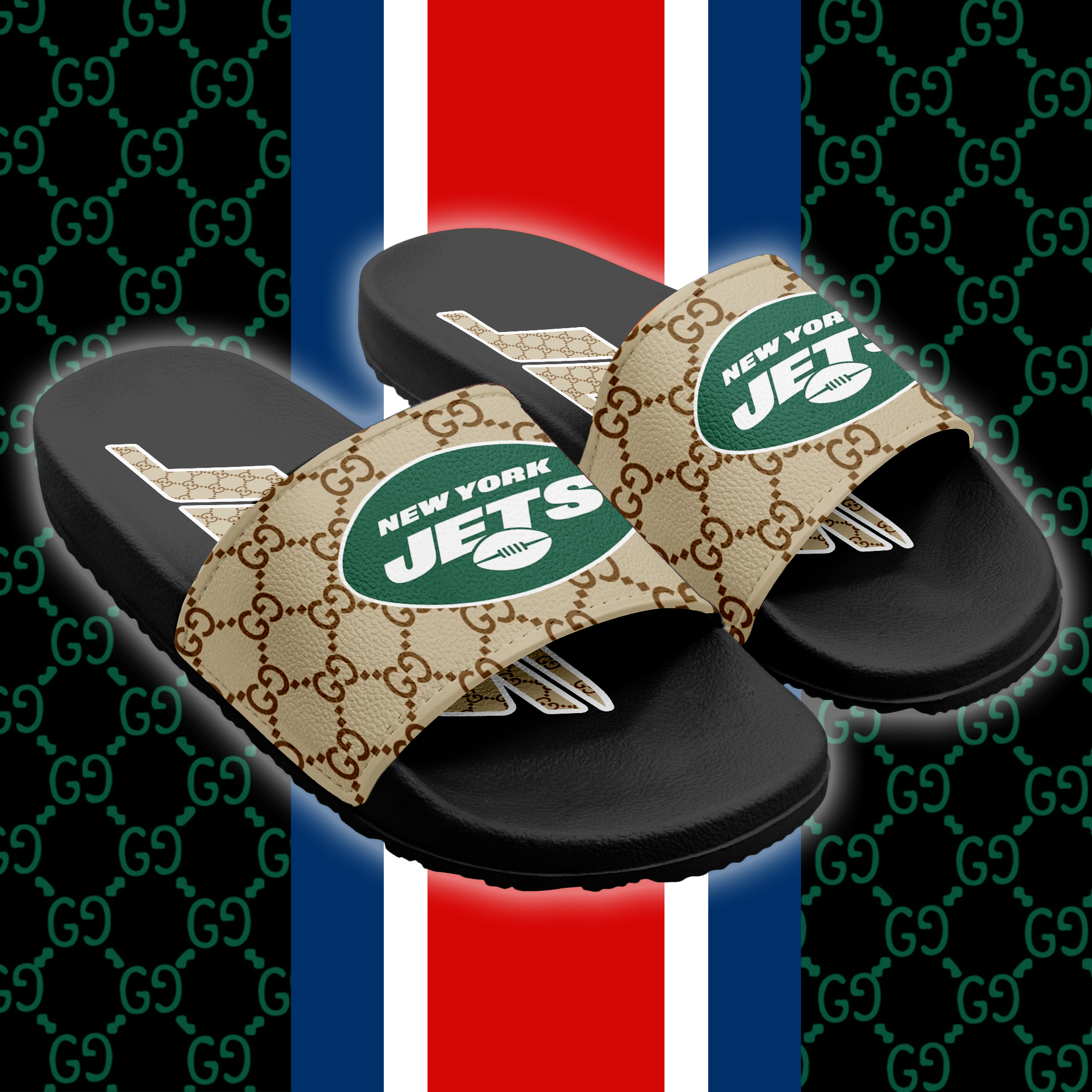 New York Jets Slide Sandals PT66233