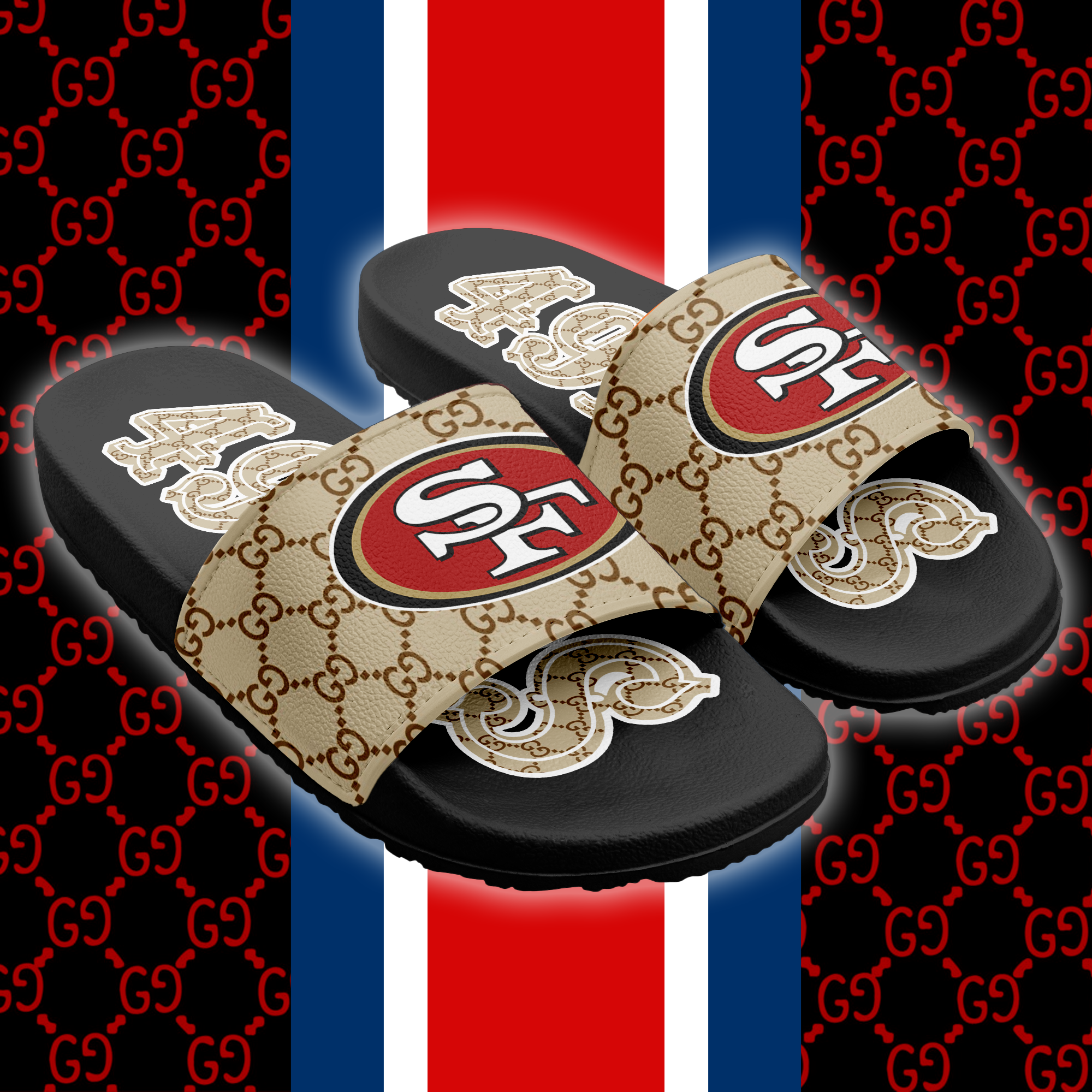 San Francisco 49ers Slide Sandals PT66237