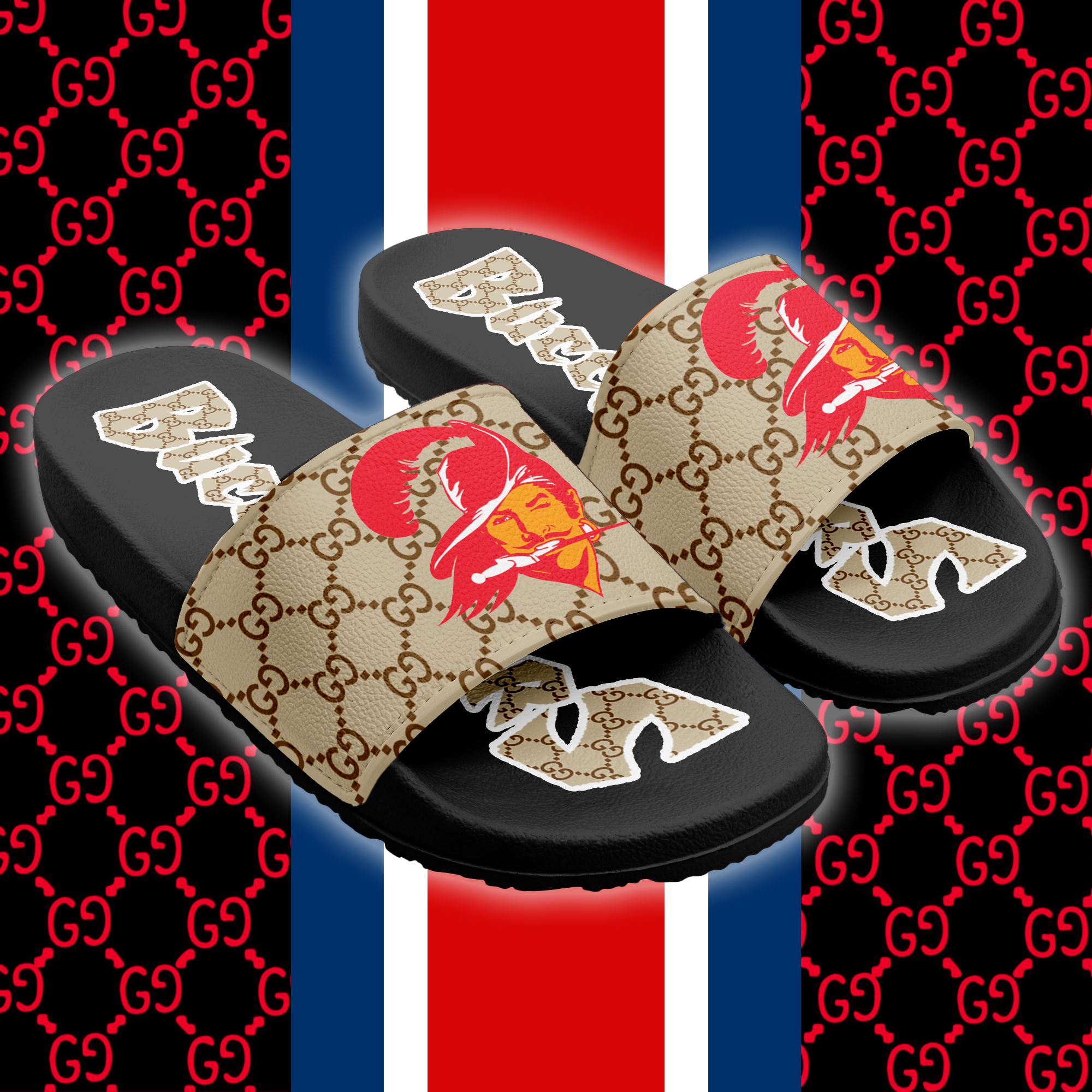 Tampa Bay Buccaneers Slide Sandals PT66239