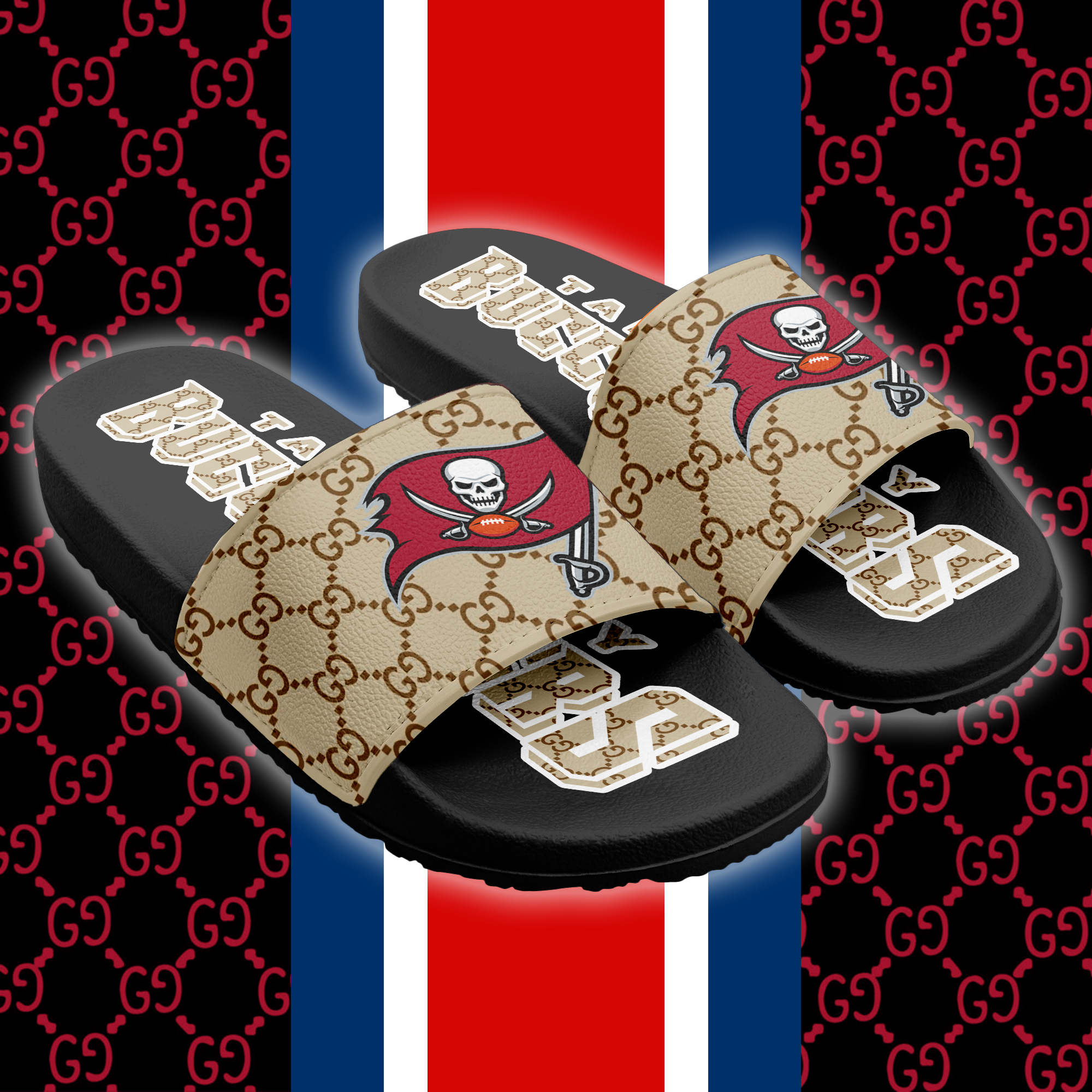 Tampa Bay Buccaneers Slide Sandals PT66240