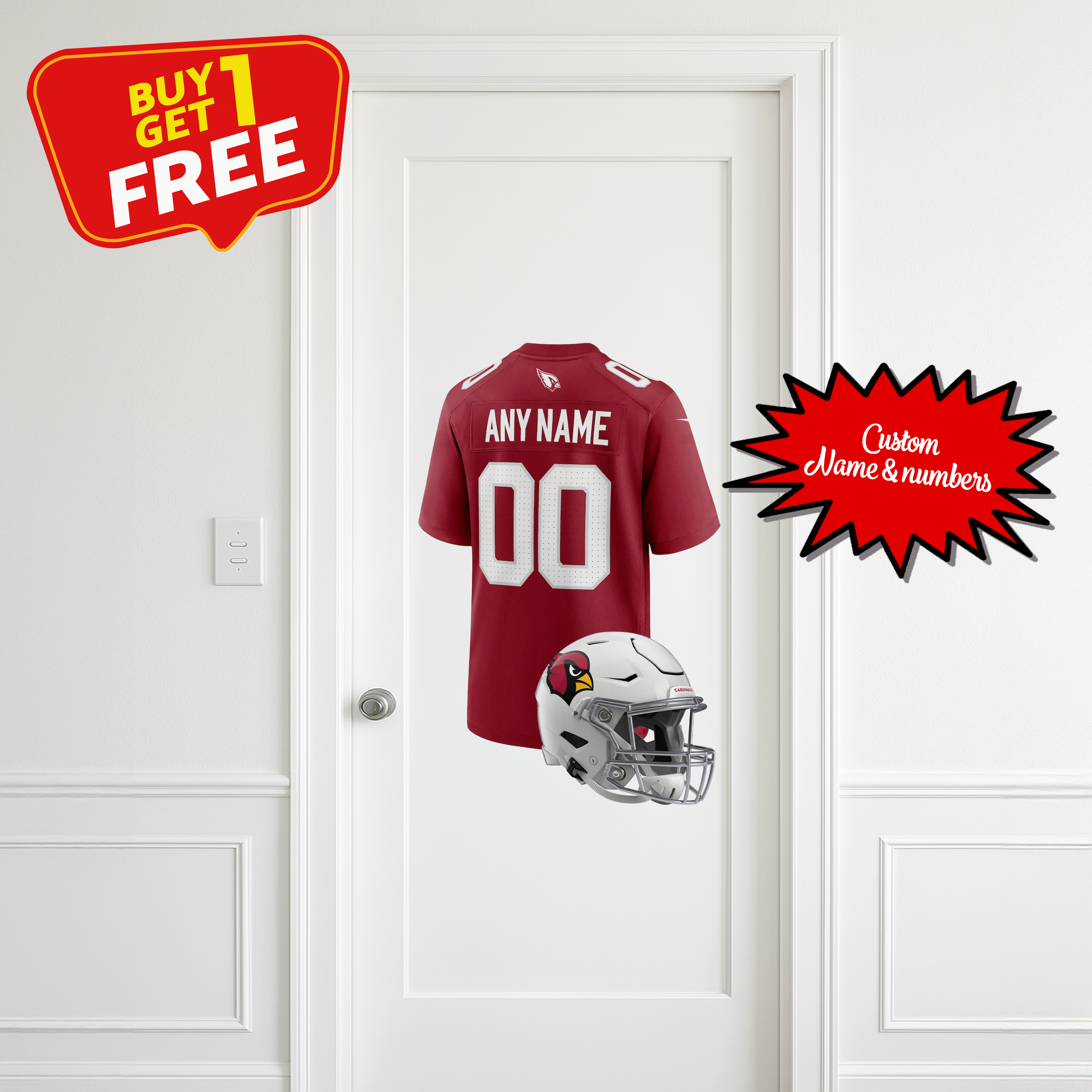 Arizona Cardinals Custom Wall Decal PT66284