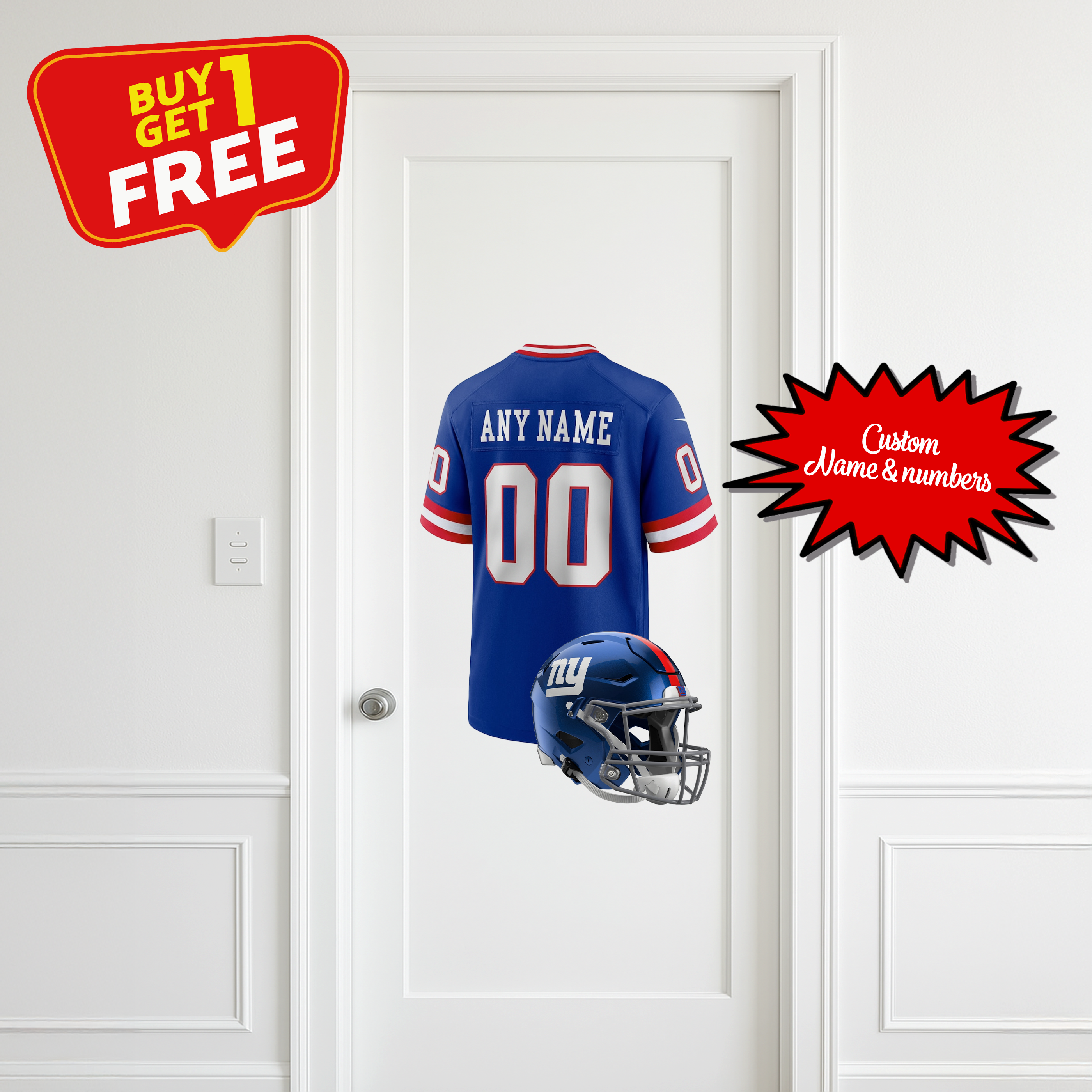 New York Giant Custom Wall Decal PT66307