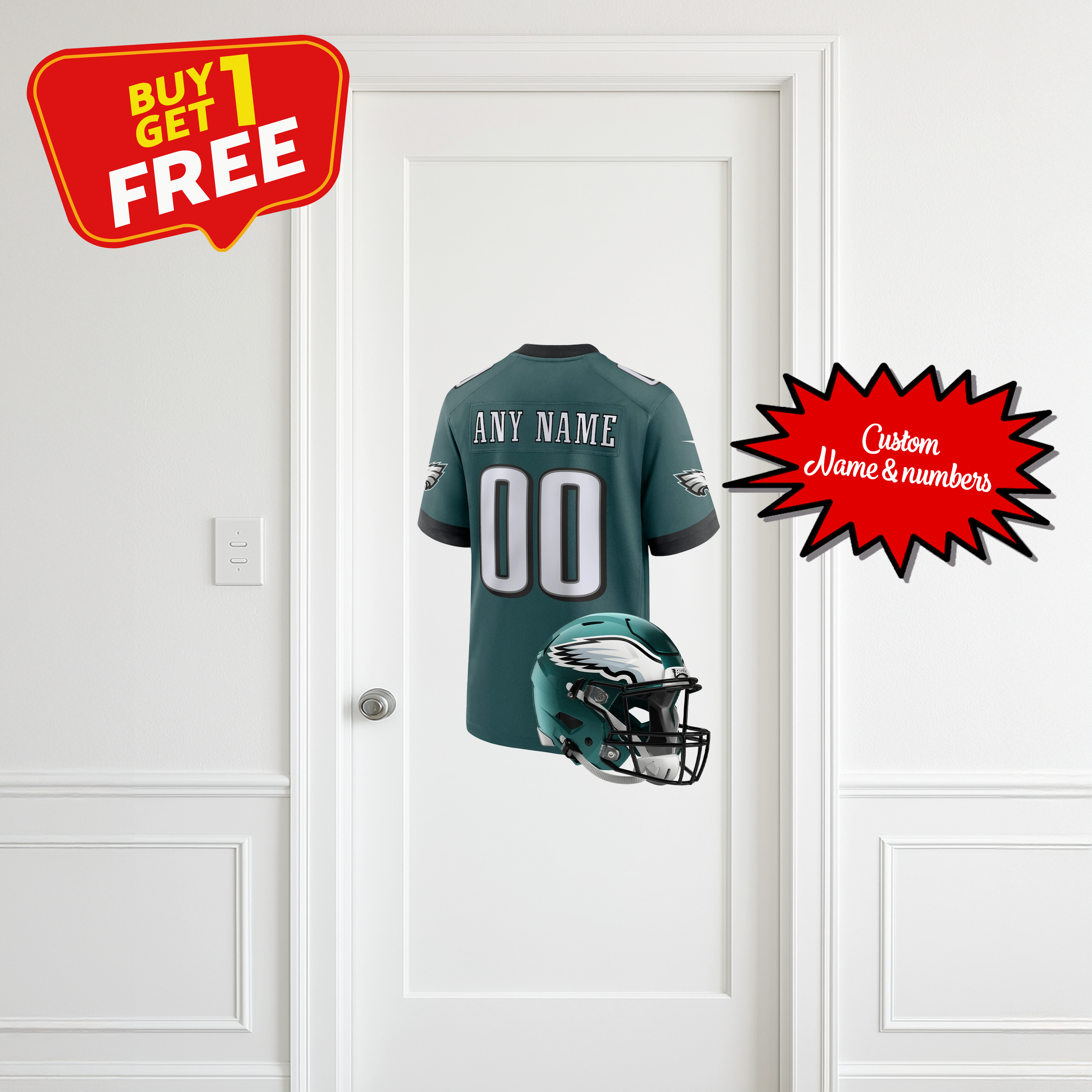 Philadelphia Eagles Custom Wall Decal PT66309