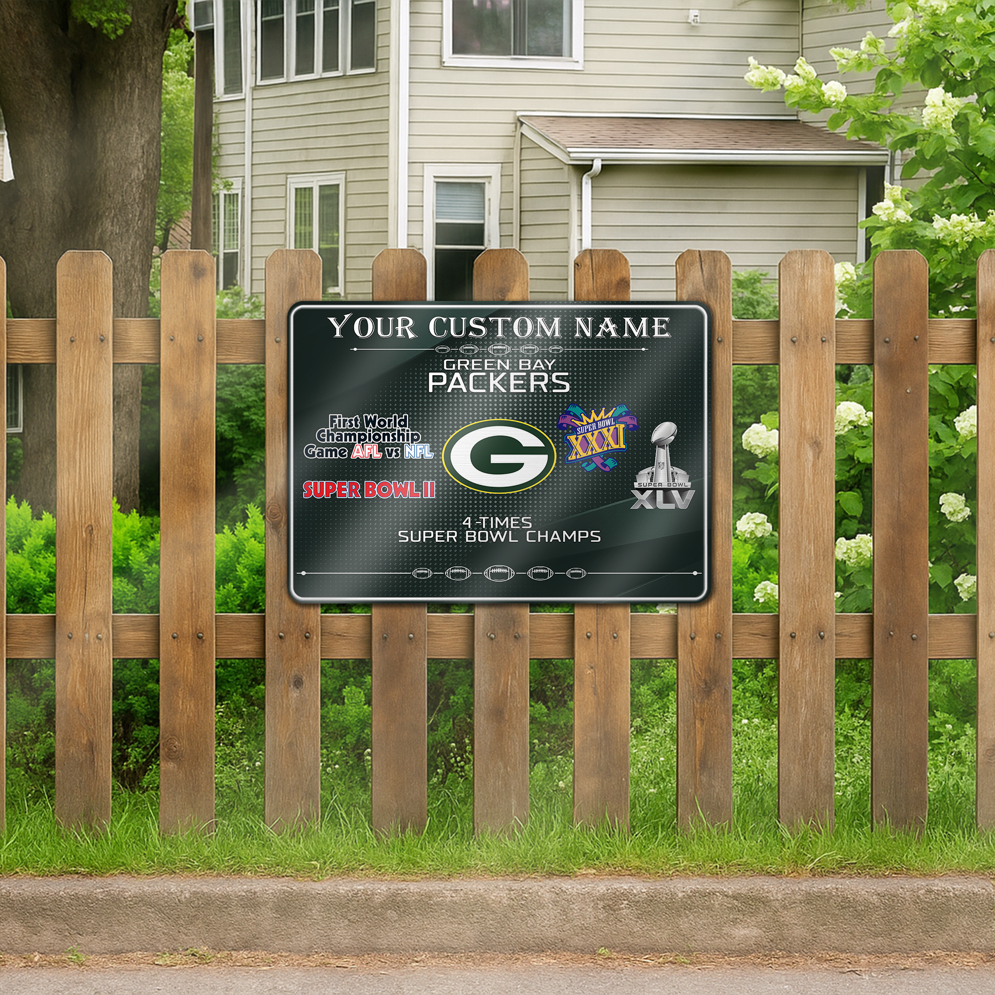 Green Bay Packers Metal Sign PT66507