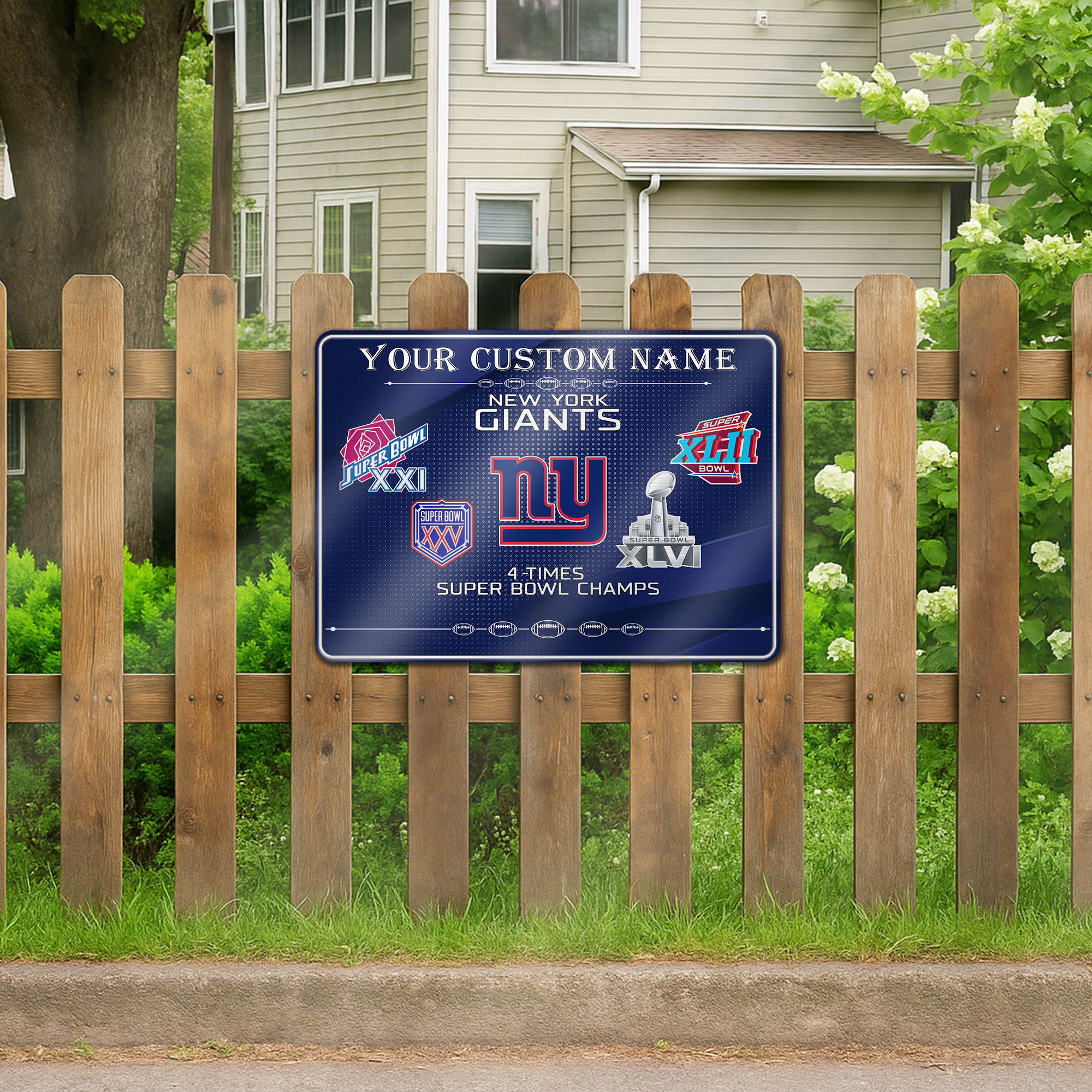 New York Giants Metal Sign PT66514
