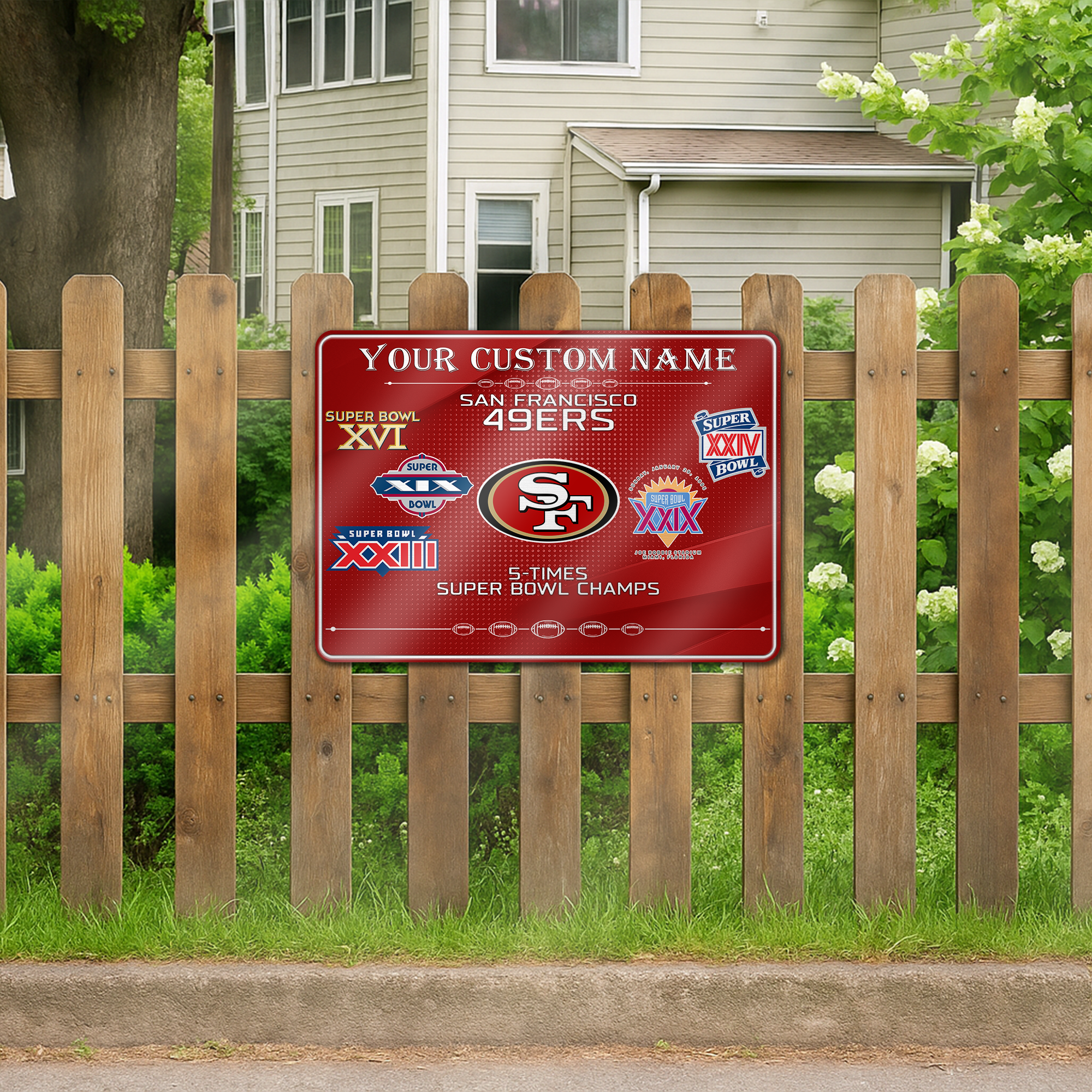 San Francisco 49ers Metal Sign PT66518