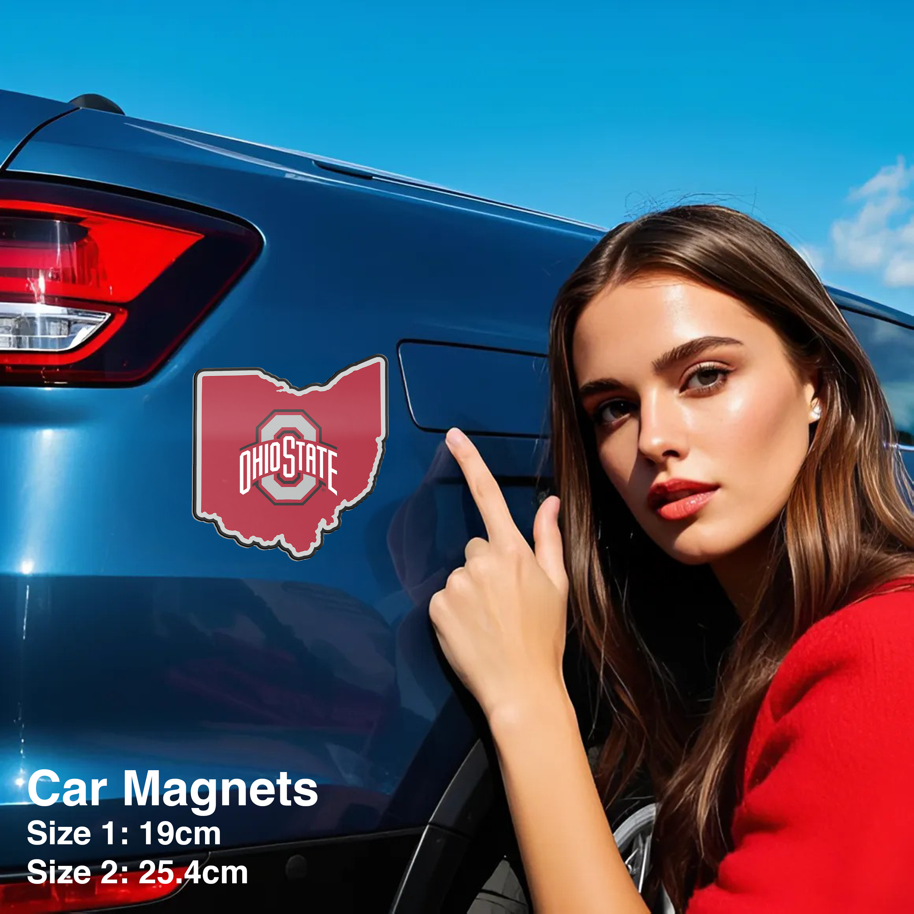 Ohio State Buckeyes 2 Car Magnets PT66547