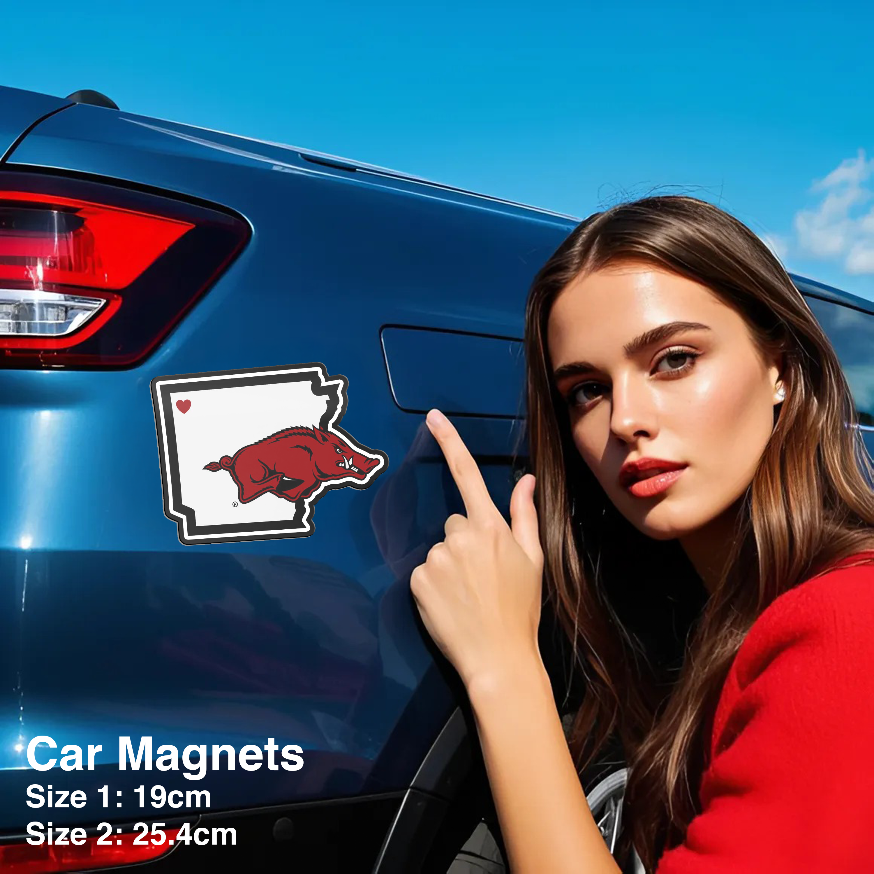Arkansas Razobacks Car Magnets PT66524