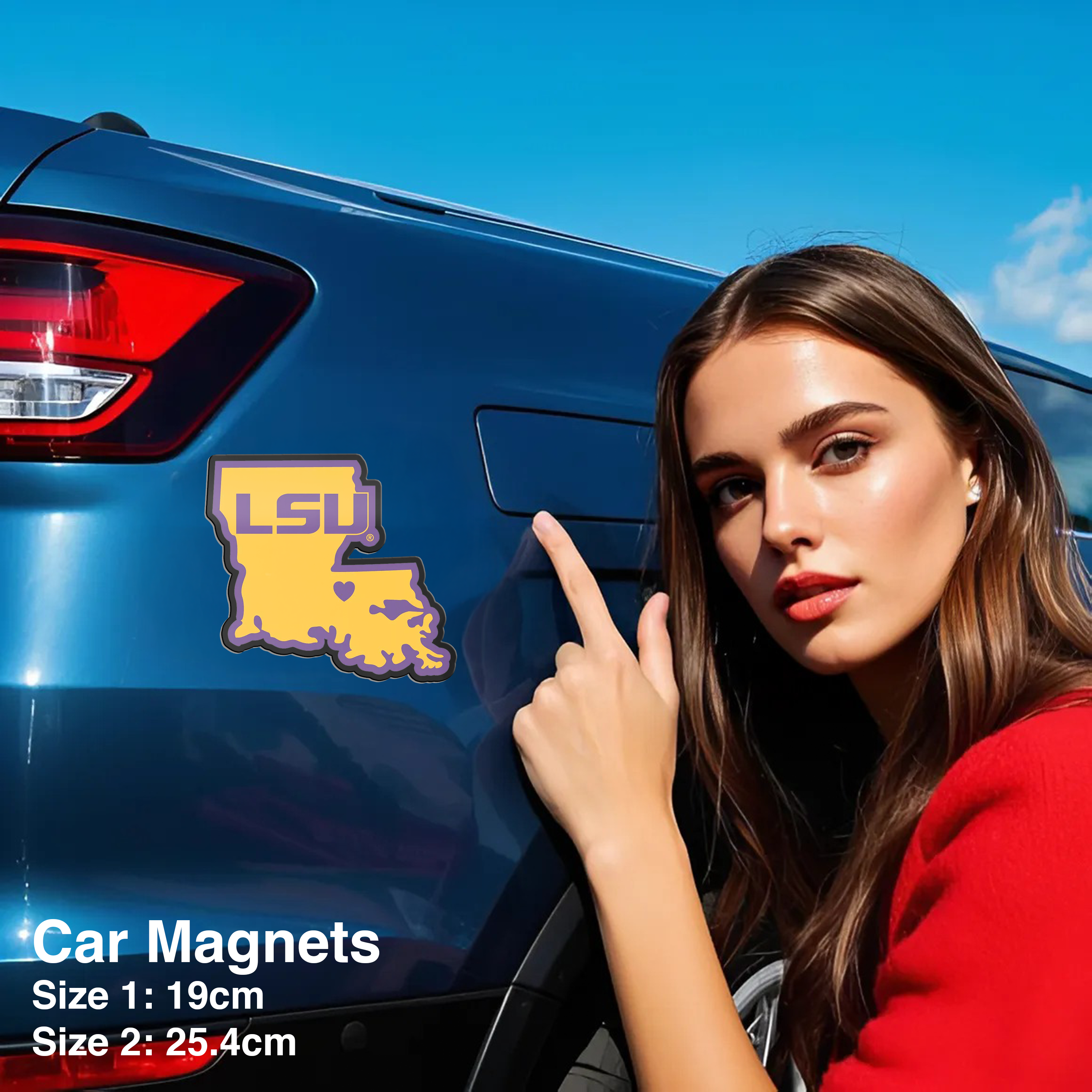 Lsu Tigers Car Magnets PT66539