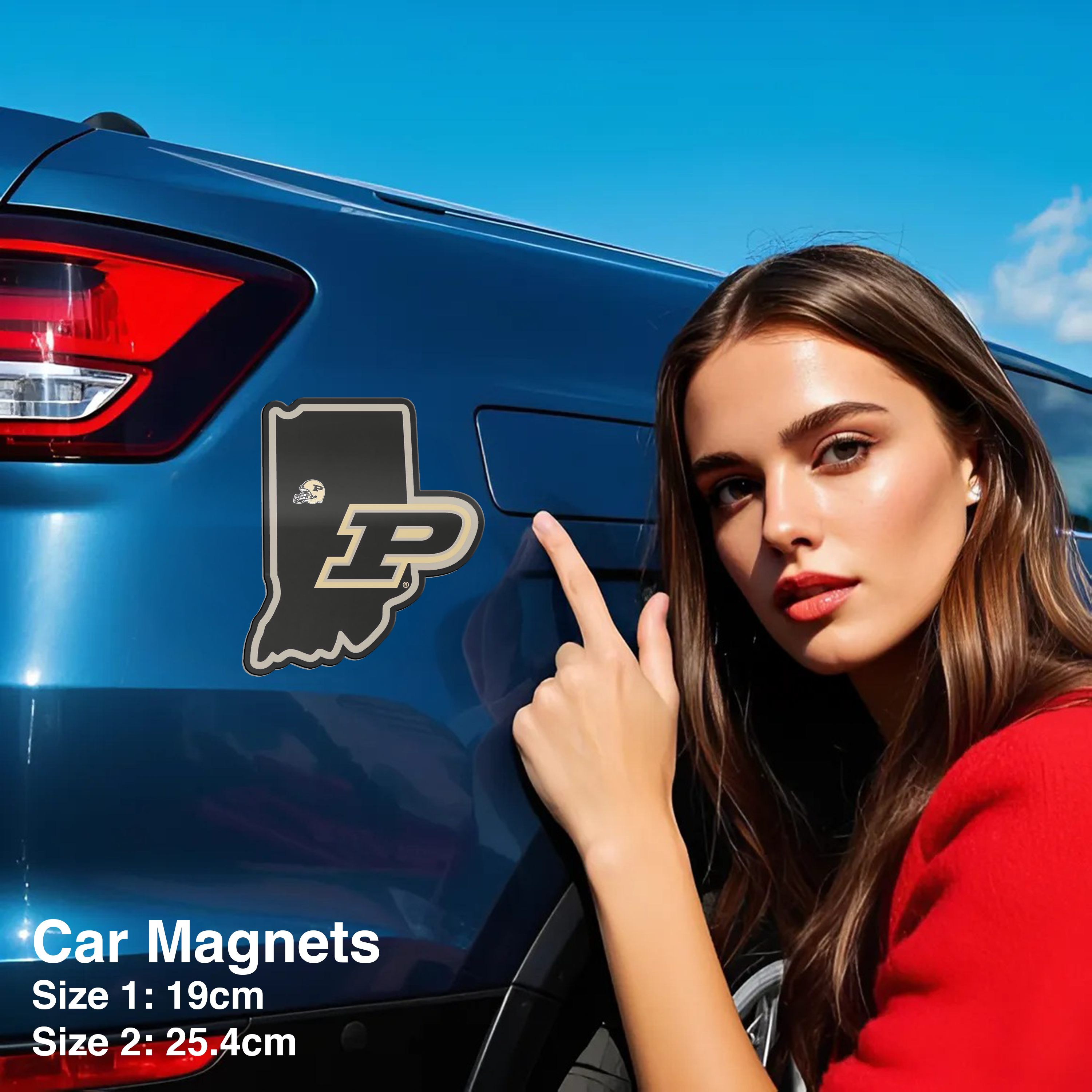 Purdue Boilermakers State Car Magnets PT66553