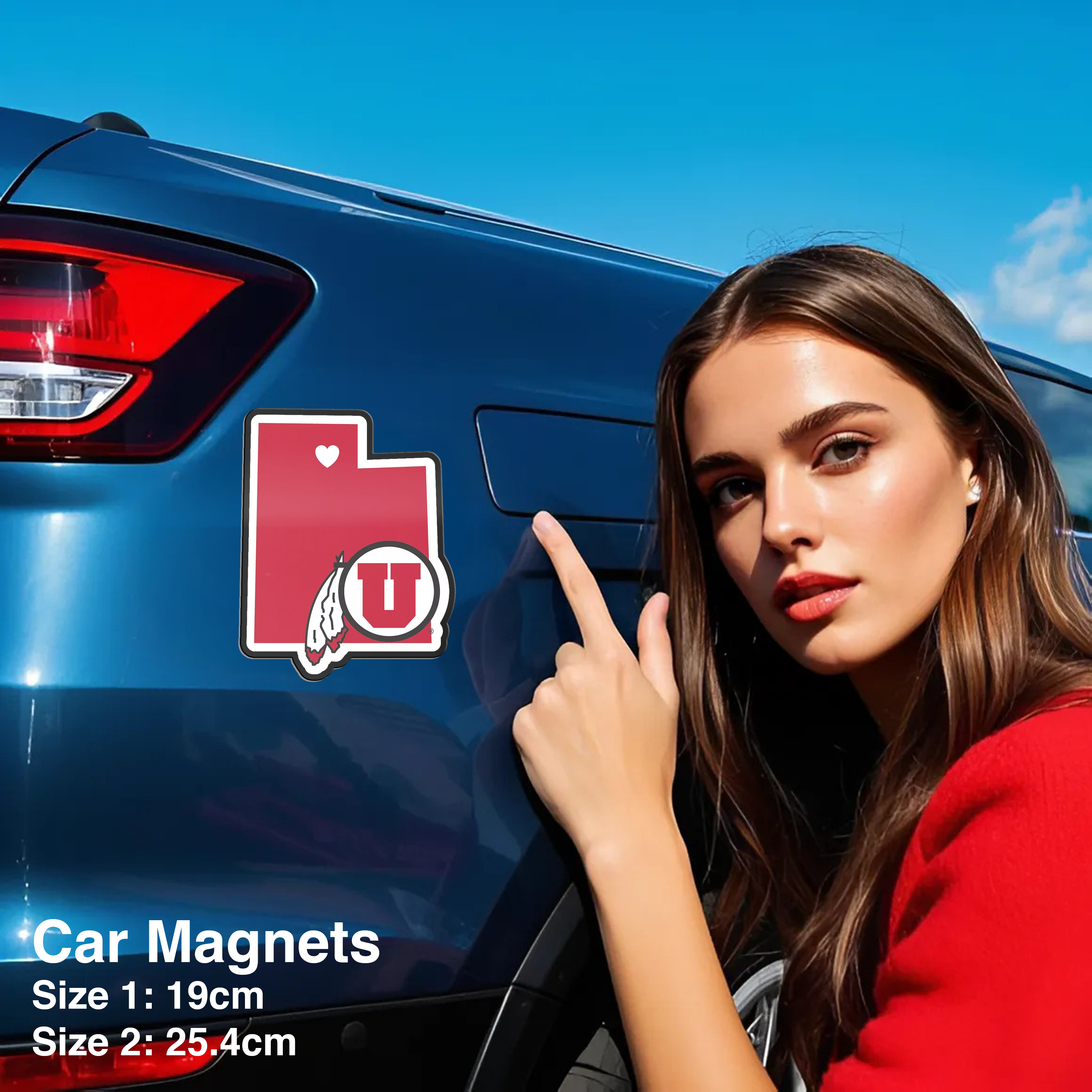 Utah Utes State Car Magnets PT66560