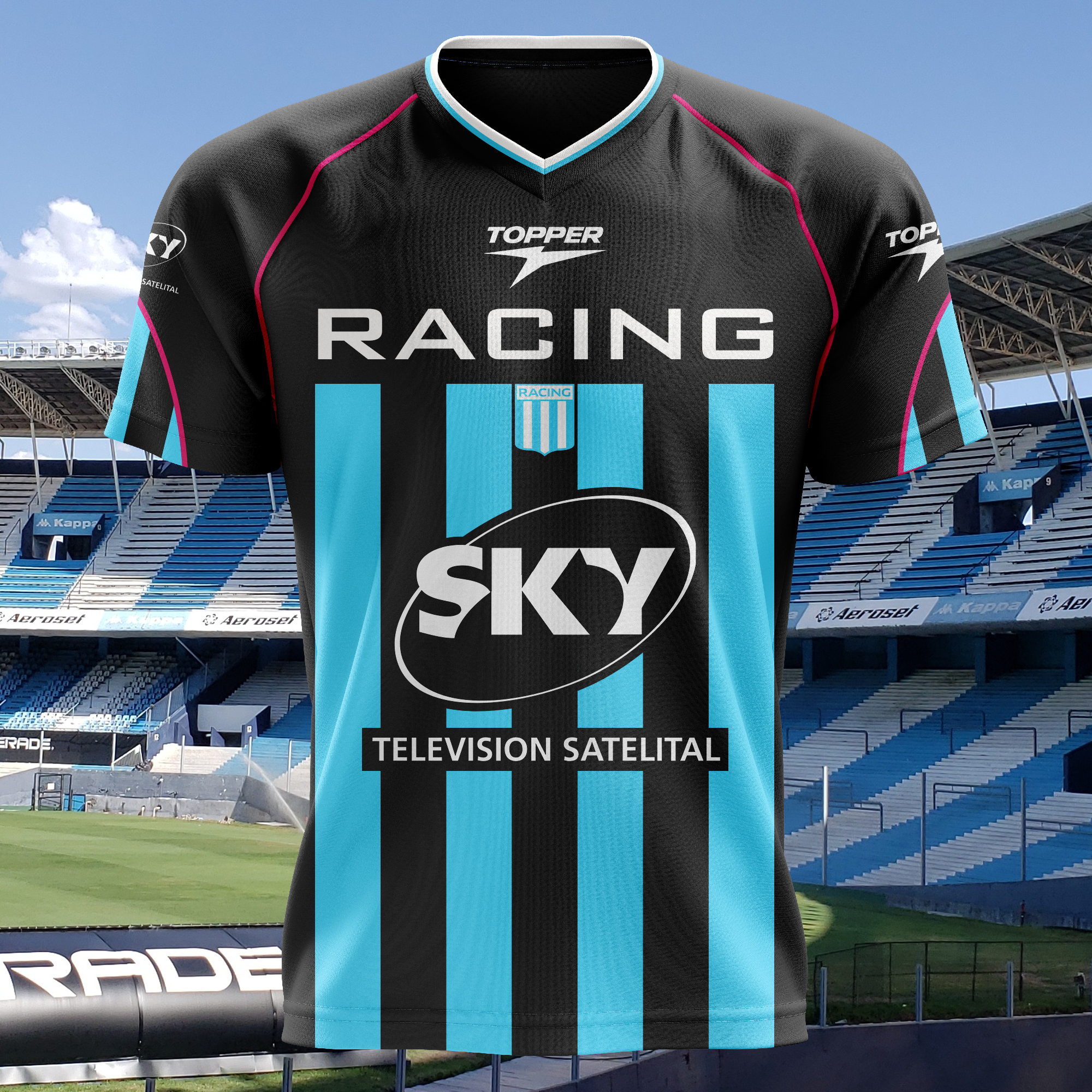Racing Club de Avellaneda 2001-02 Away Kit Retro Shirt PT66532