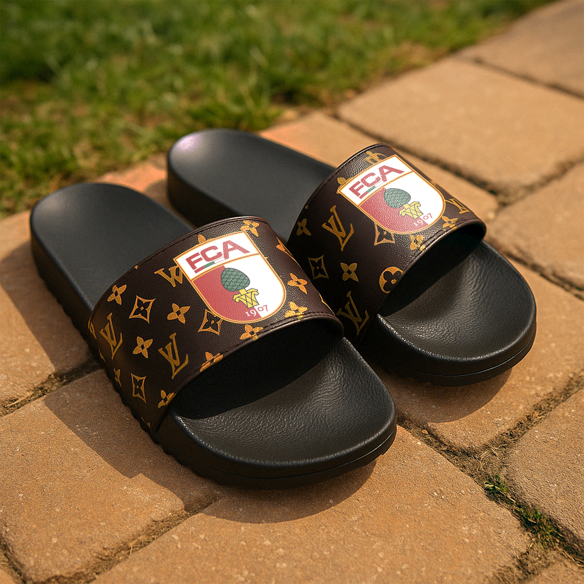 FC Augsburg Slide Sandals PT66728