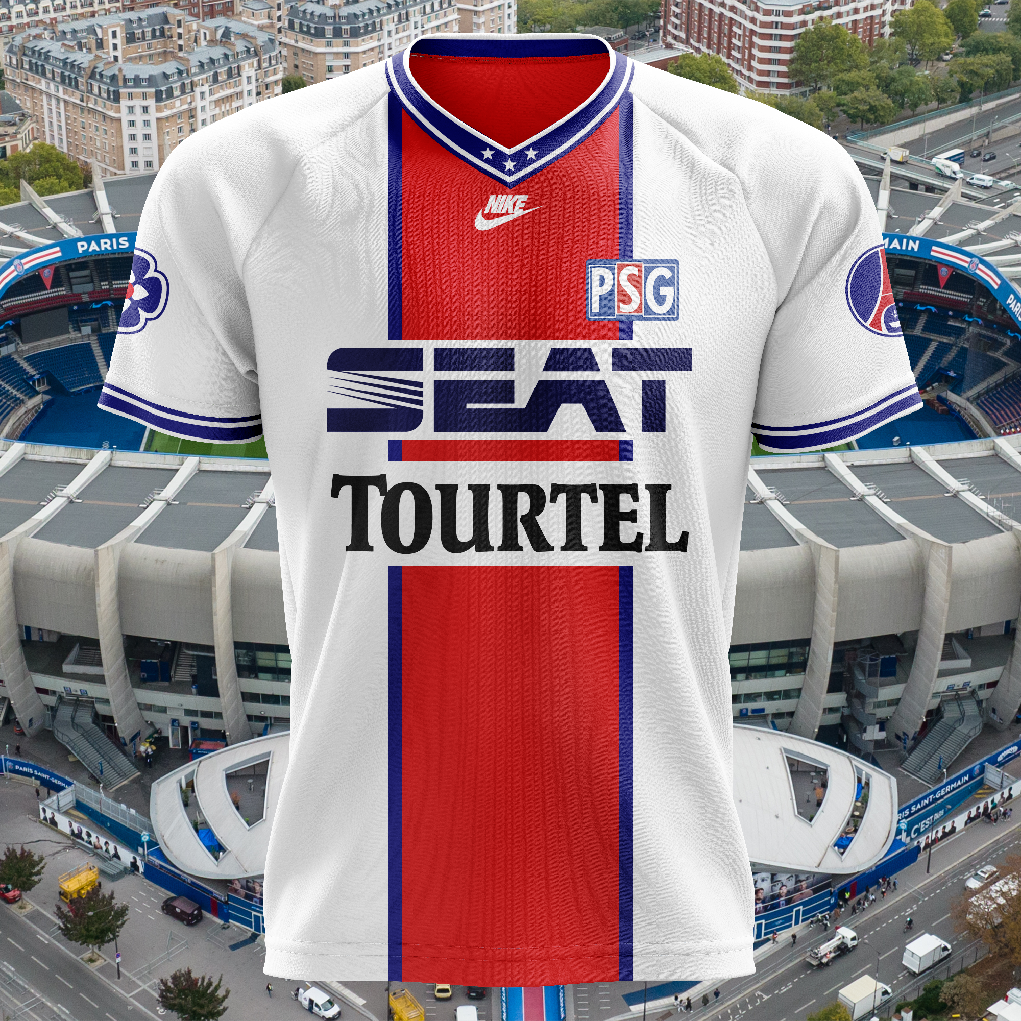 Paris Saint-Germain 1994-95 Home Kit Retro Shirt PT66535