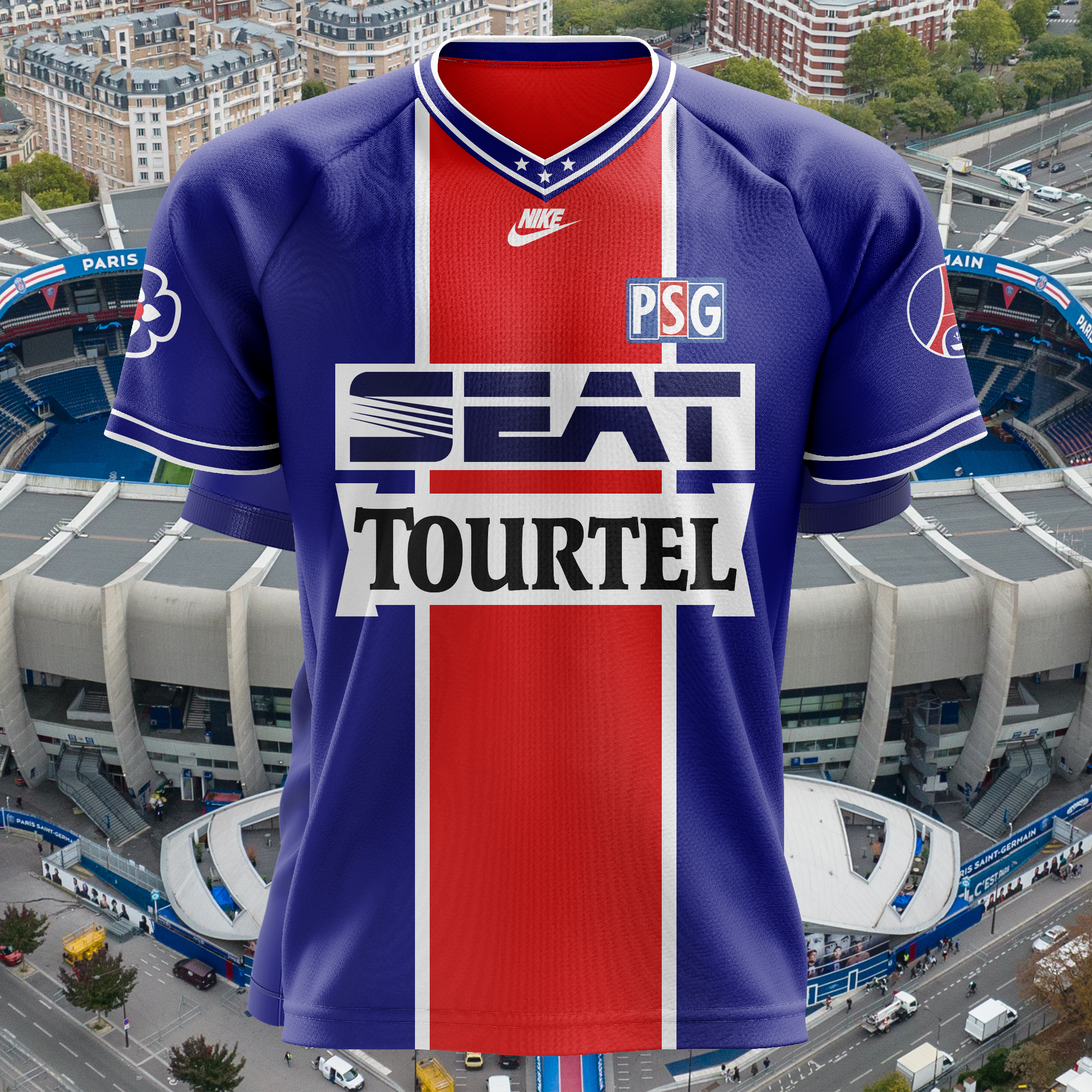 Paris Saint-Germain 1994-95 Away Kit Retro Shirt PT66534