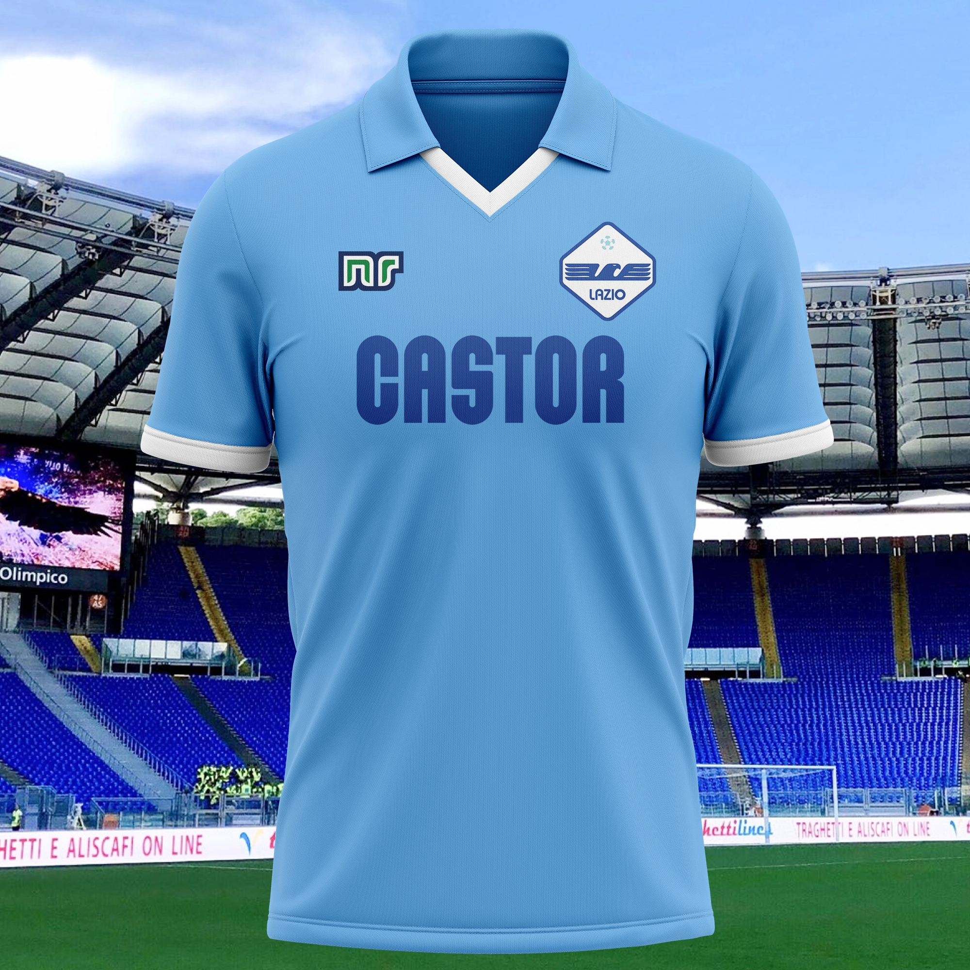 SS Lazio 1983-84 Home Kit Retro Shirt PT66750