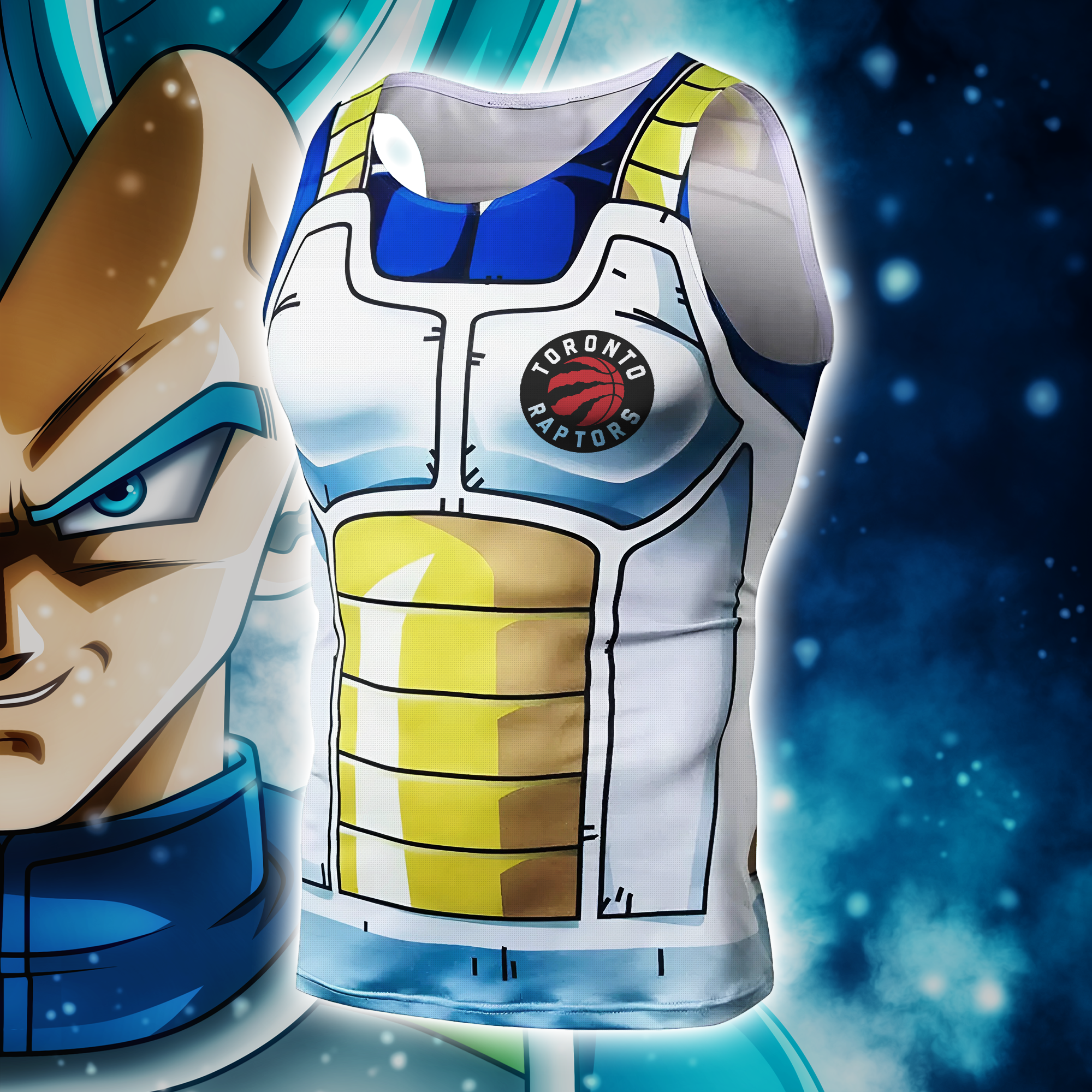 Toronto Raptors Dragon Ball Vegeta x MLB Tanktop PT66635