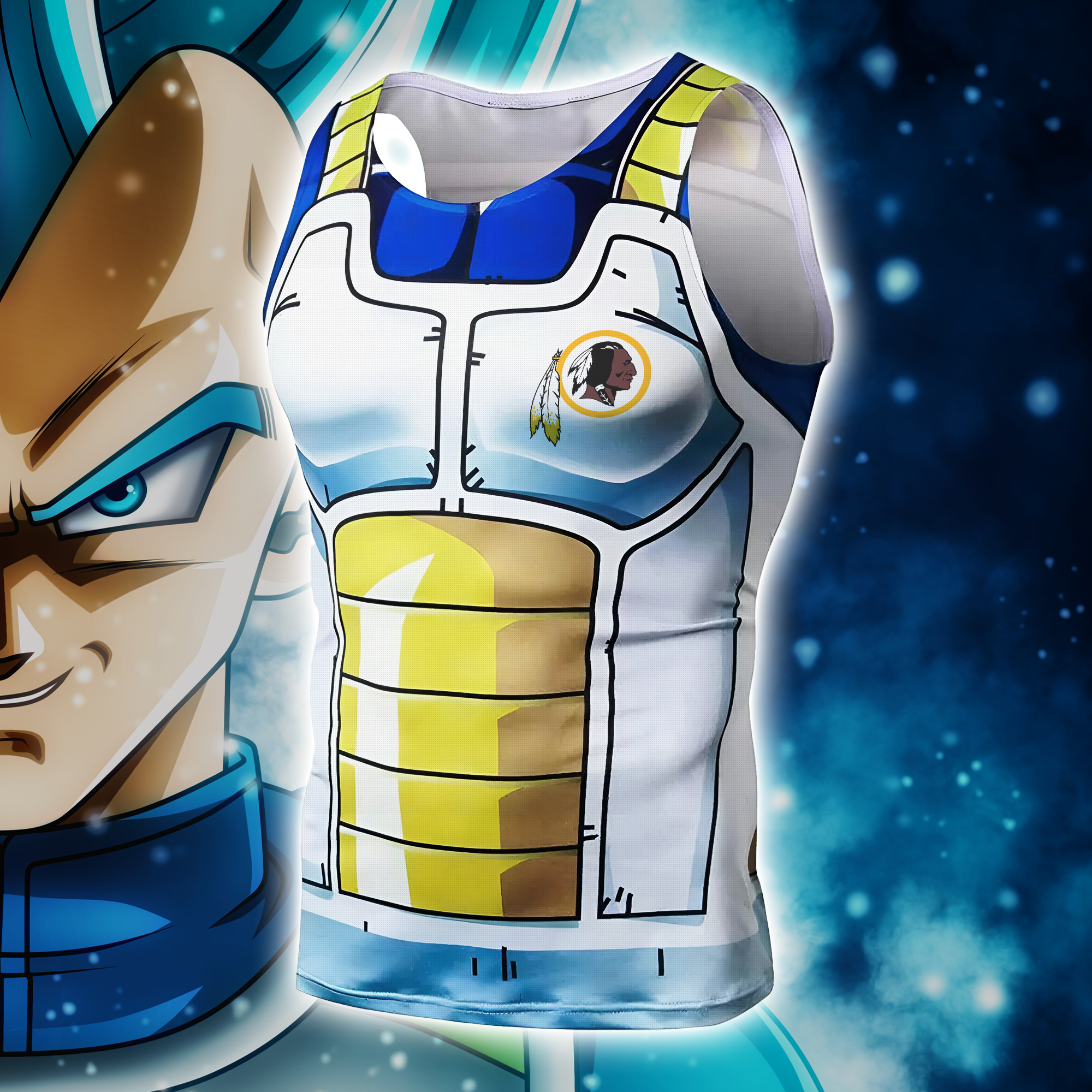 Washington Redskins Dragon Ball Vegeta x MLB Tanktop PT66607