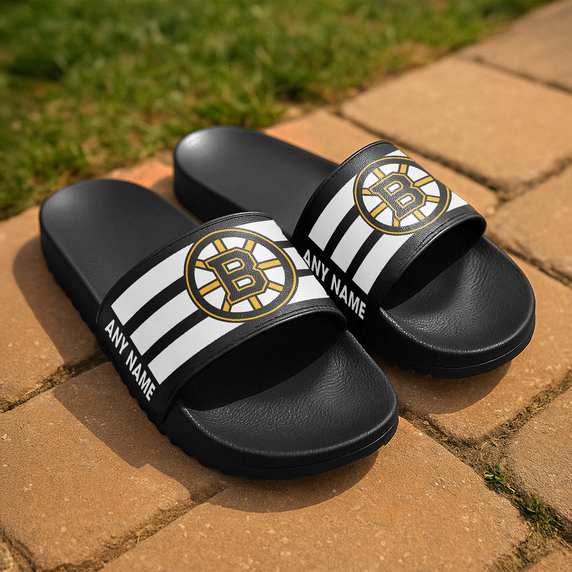 Boston Bruins Slide Sandals PT67099