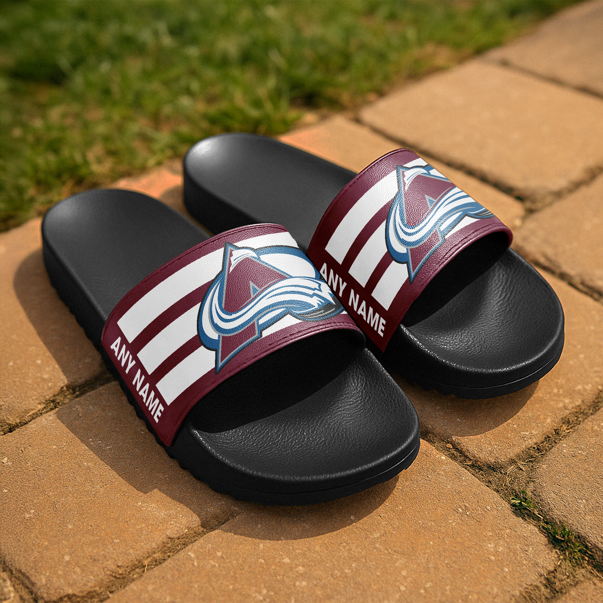 Colorado Avalanche Slide Sandals PT67104