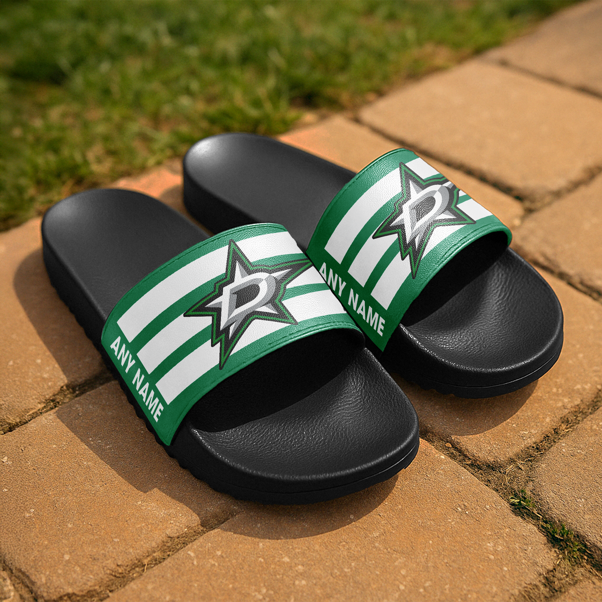 Dallas Stars Slide Sandals PT67106