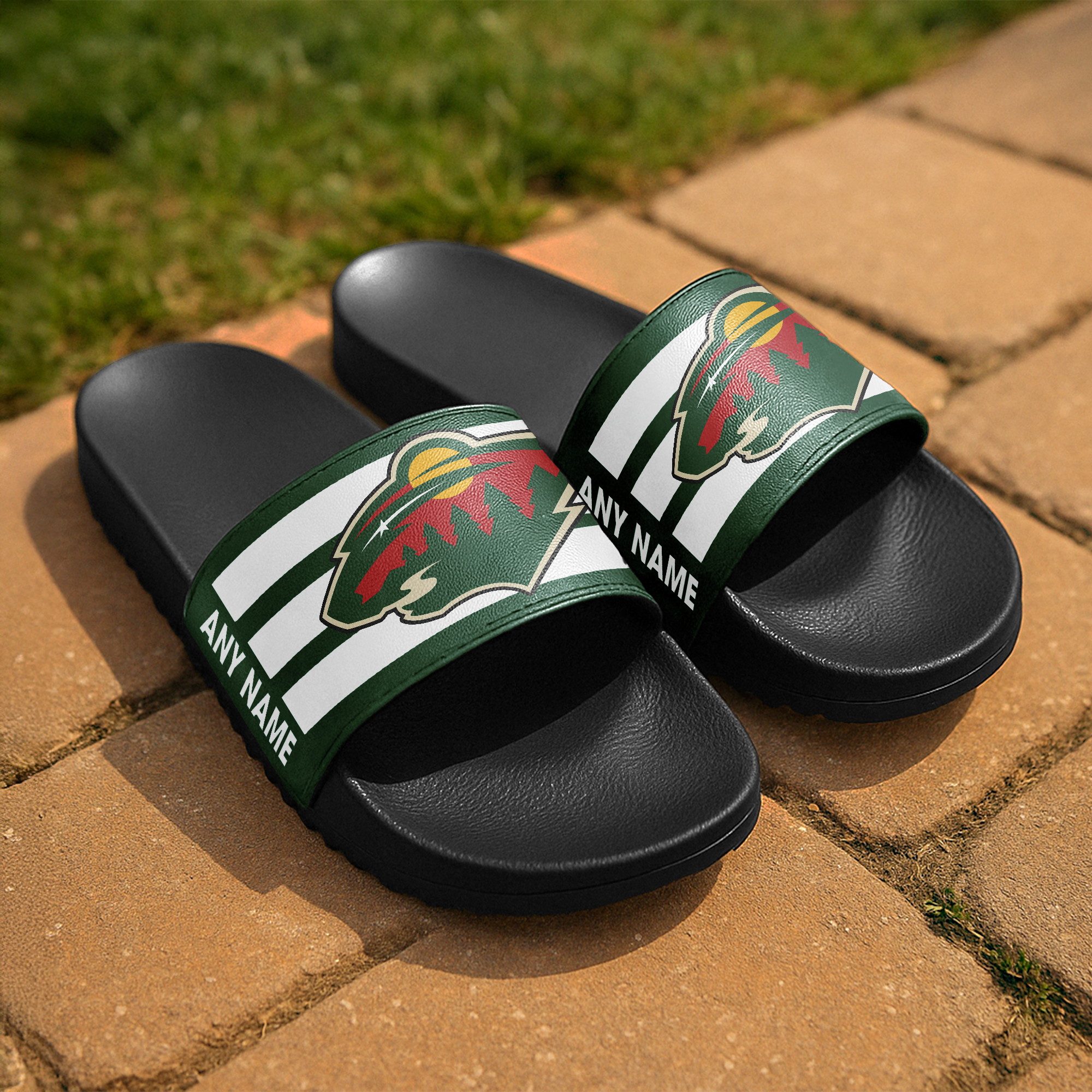 Minnesota Wild Slide Sandals PT67111