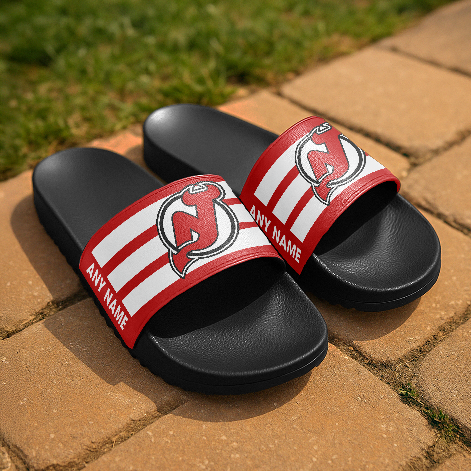 New Jersey Devils Slide Sandals PT67114