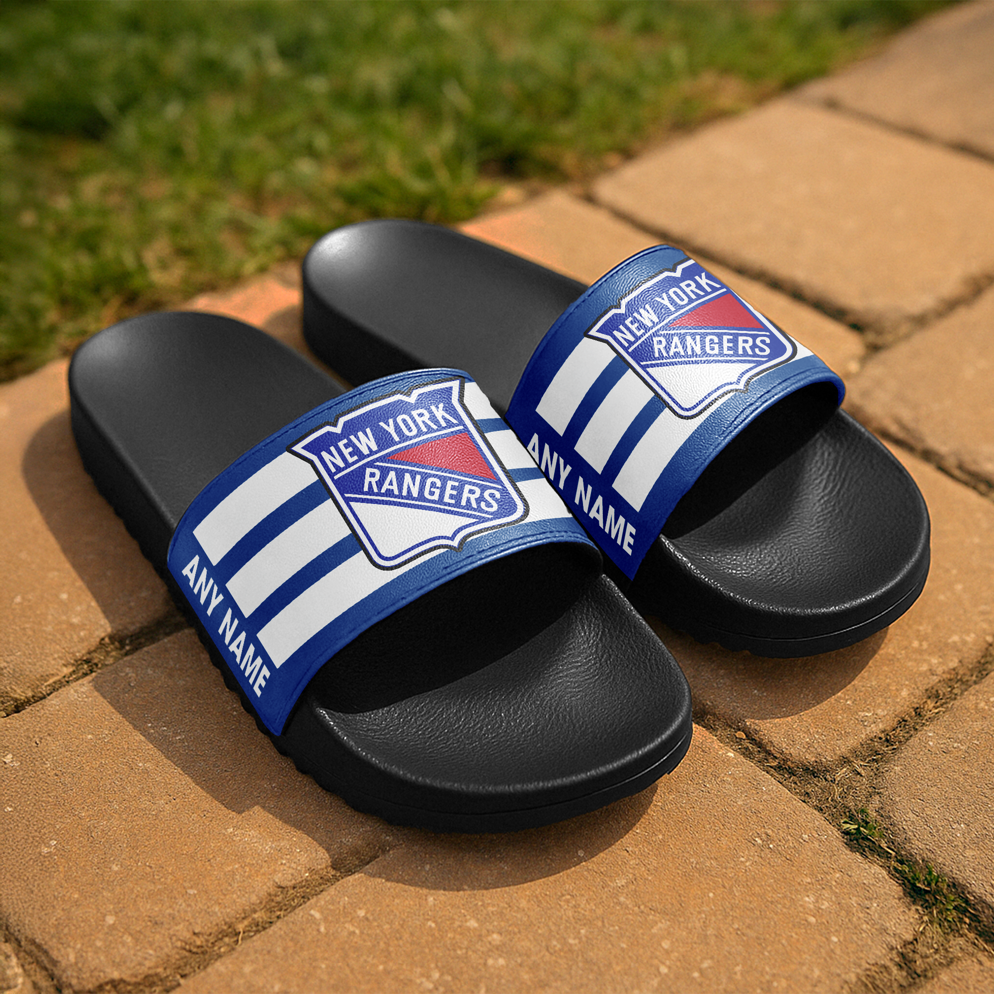 New York Rangers Slide Sandals PT67116
