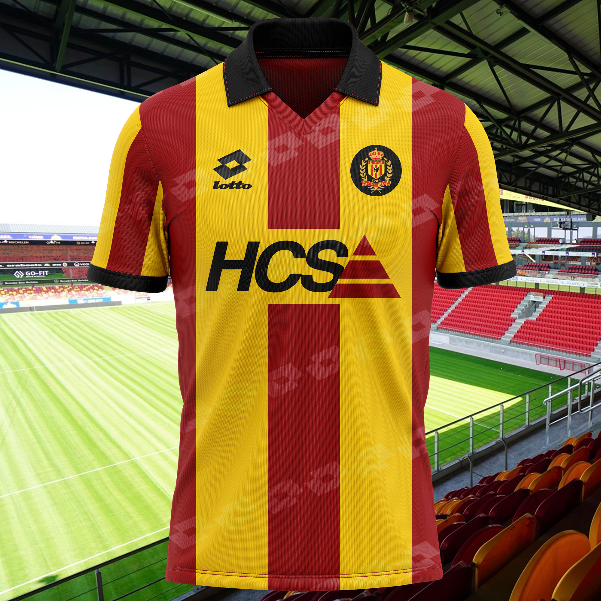 KV Mechelen 1991-92 Home Kit