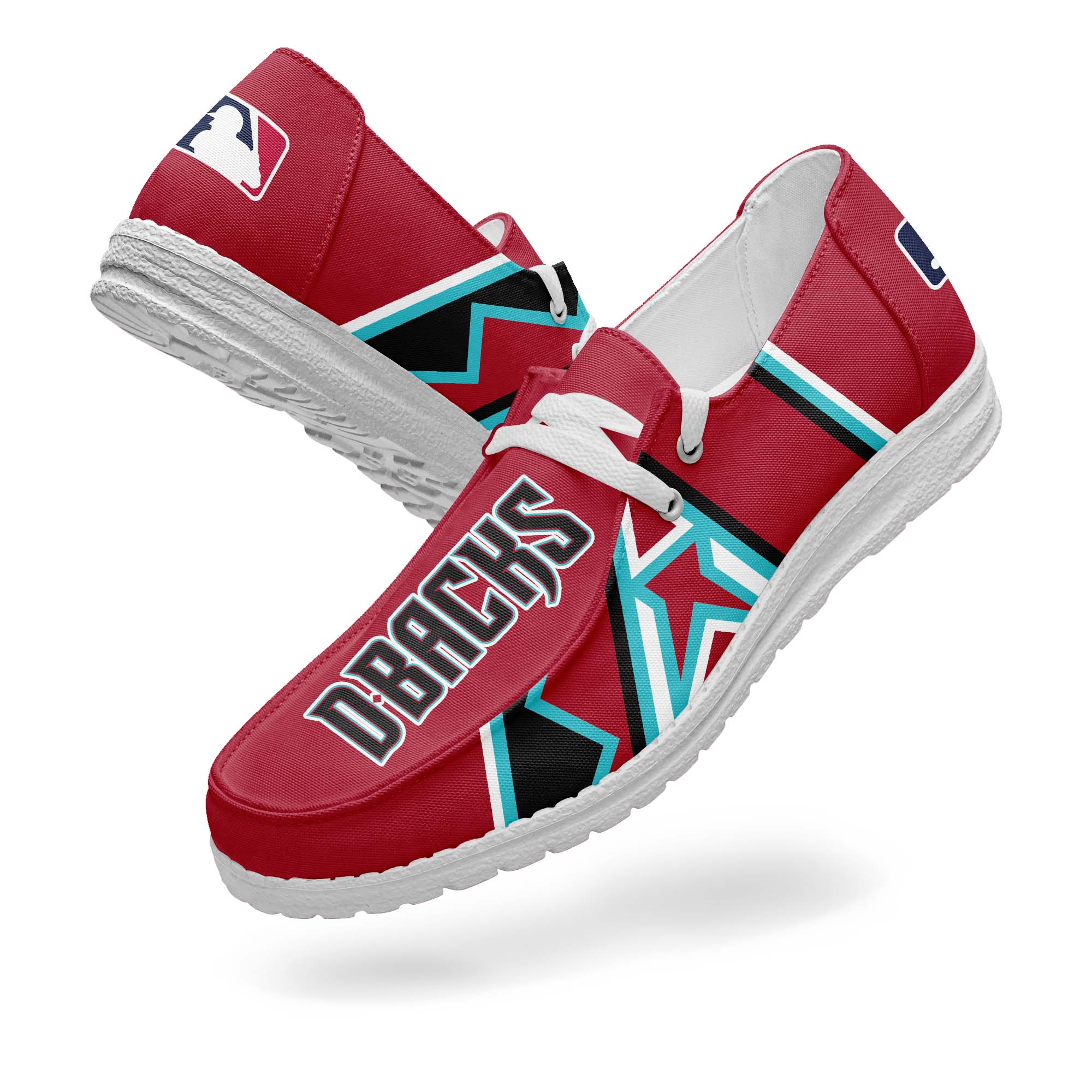 Arizona Diamondbacks Canvas Loafer Shoes PT67782