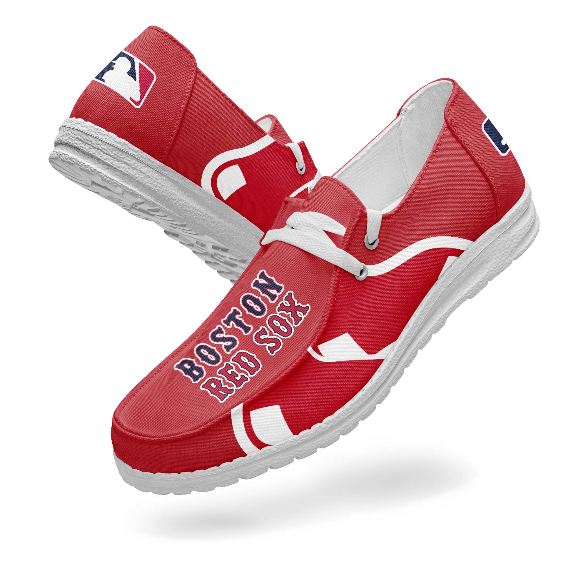 Boston Red Sox Canvas Loafer Shoes PT67786