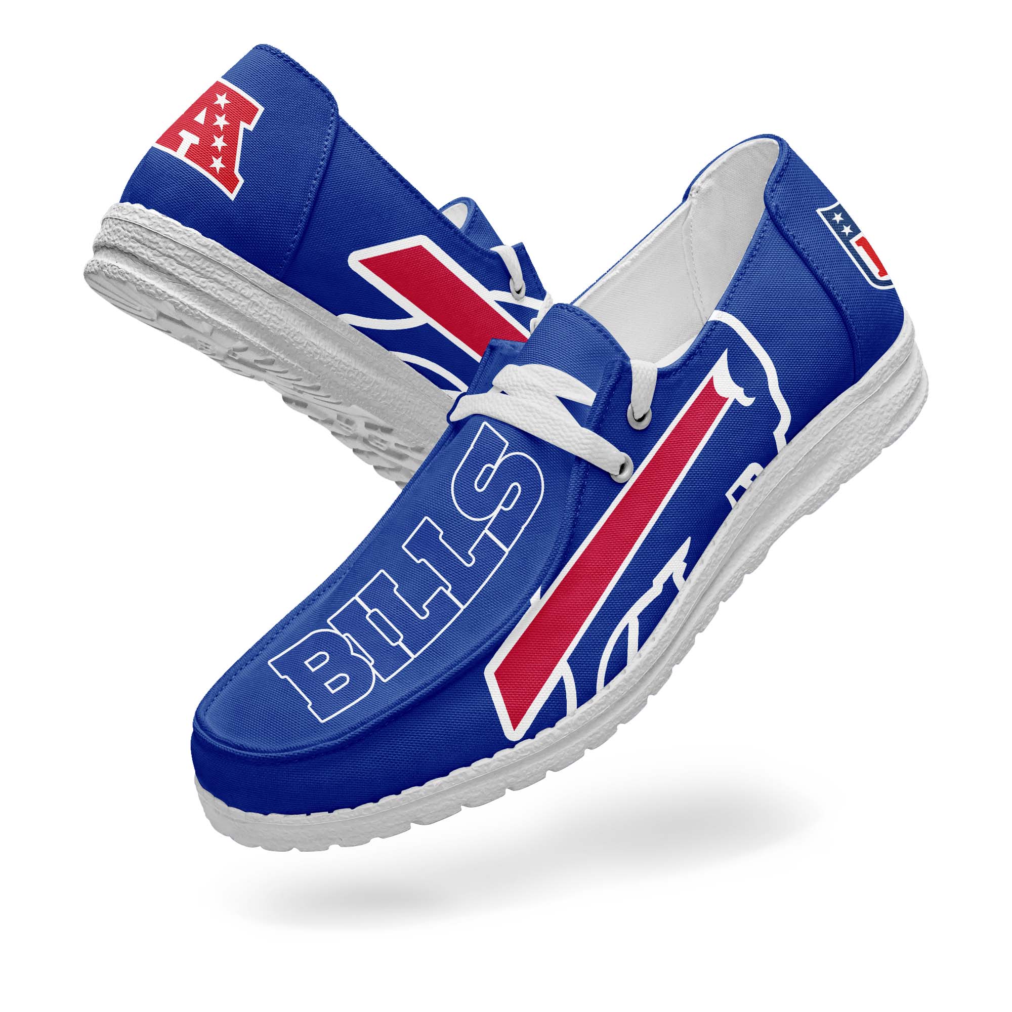 Buffalo Bills Canvas Loafer Shoes PT67750