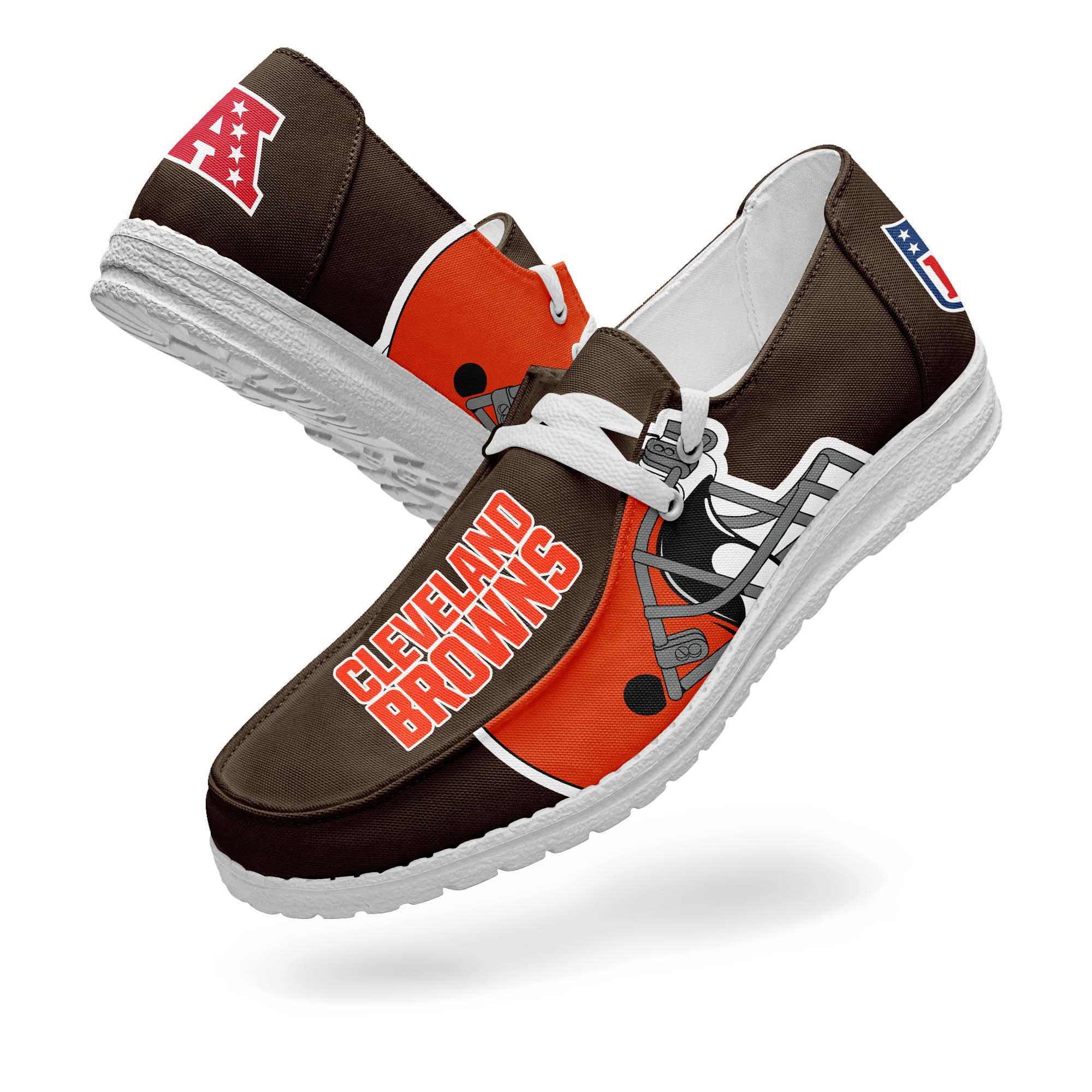 Cleveland Browns Canvas Loafer Shoes PT67754