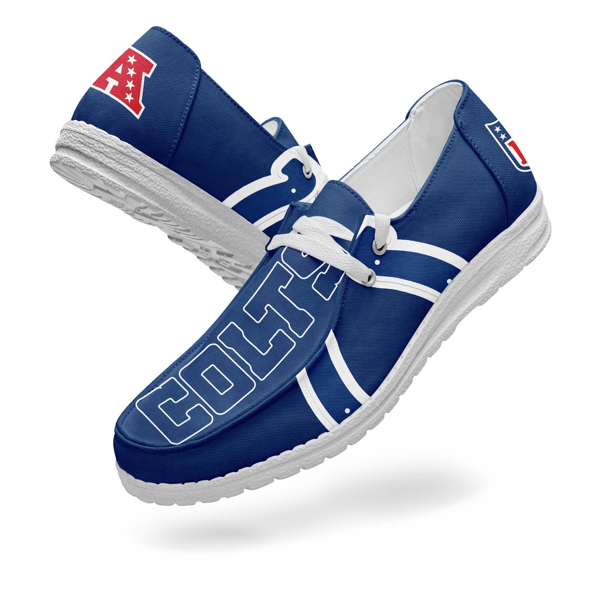 Indianapolis Colts Canvas Loafer Shoes PT67760