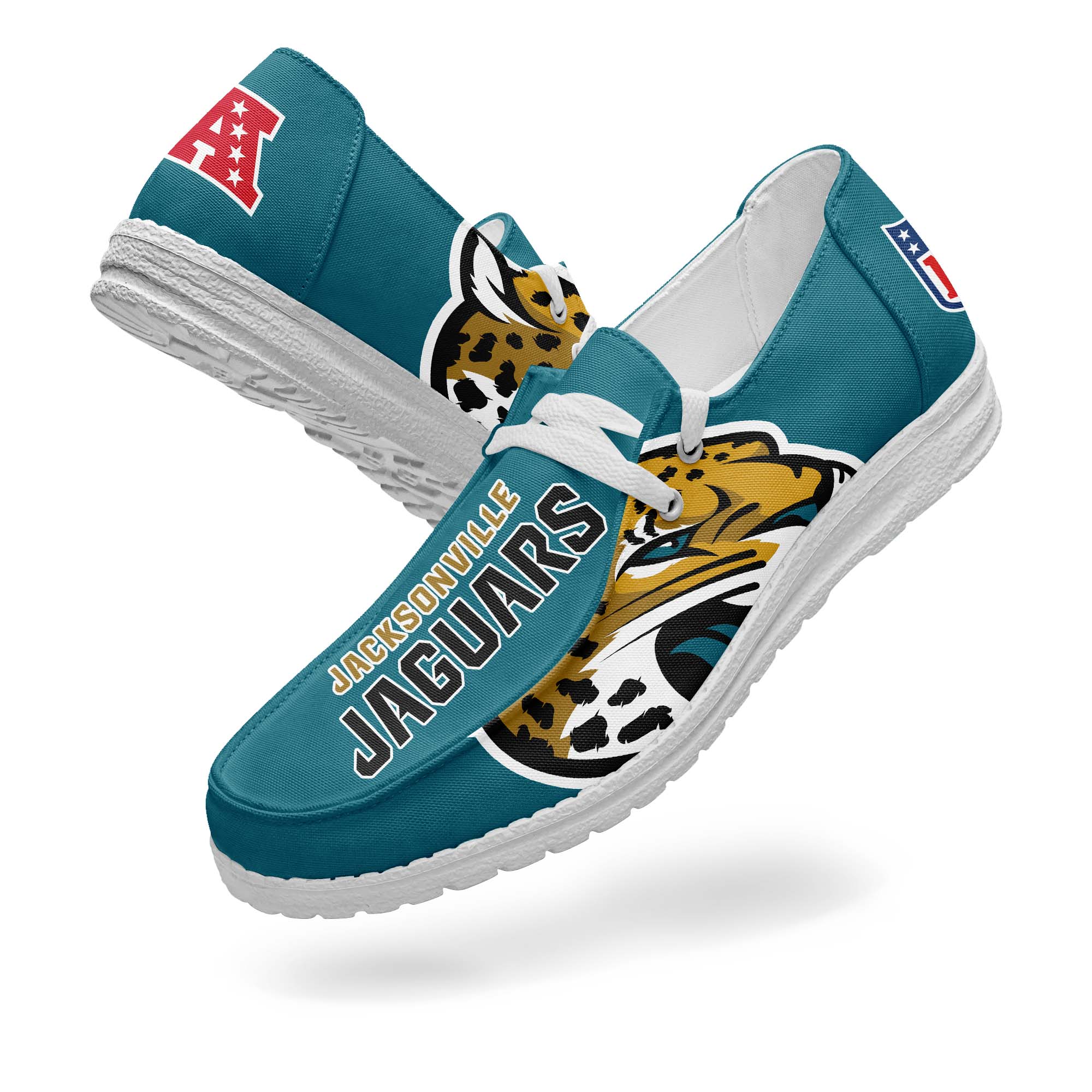 Jacksonville Jaguars Canvas Loafer Shoes PT67761