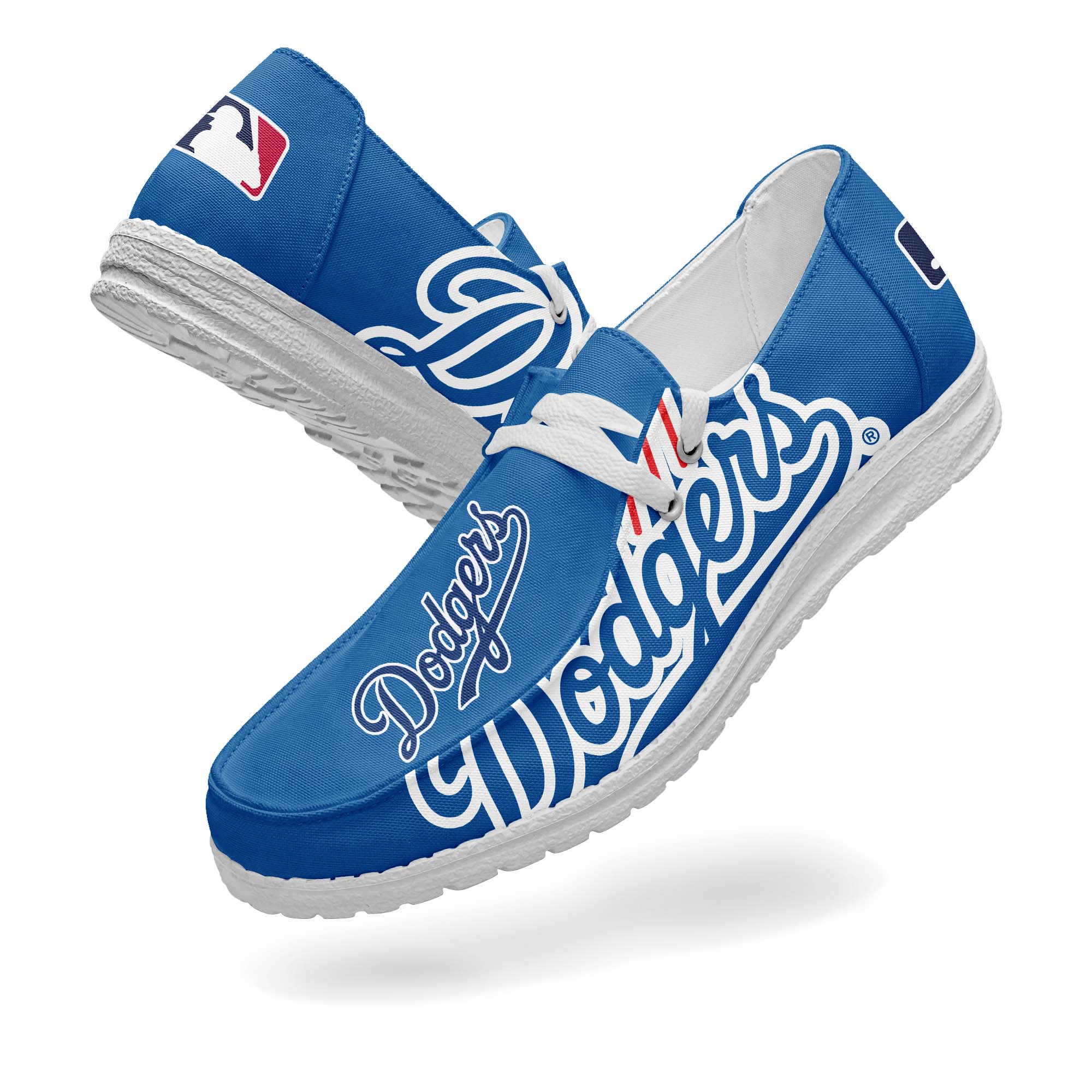 Los Angeles Dodgers Canvas Loafer Shoes PT67796