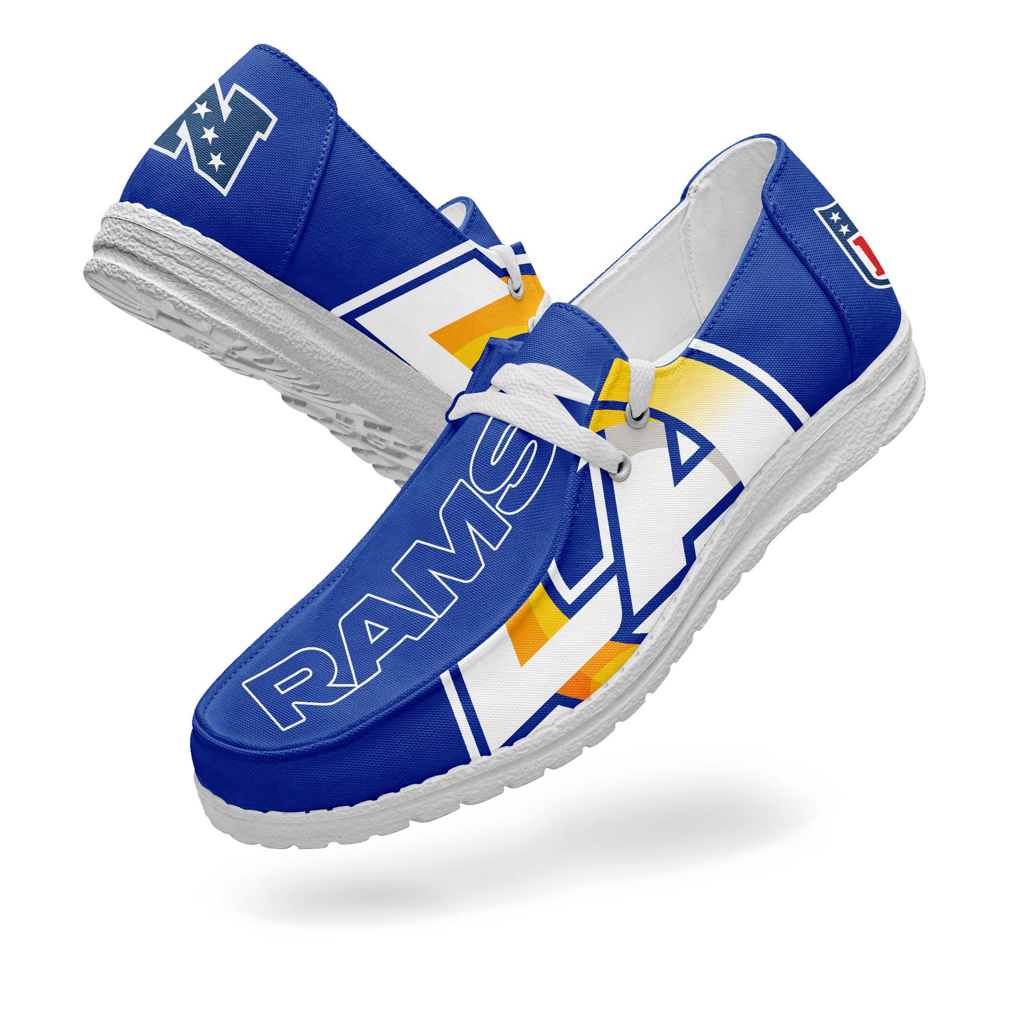 Los Angeles Rams Canvas Loafer Shoes PT67765