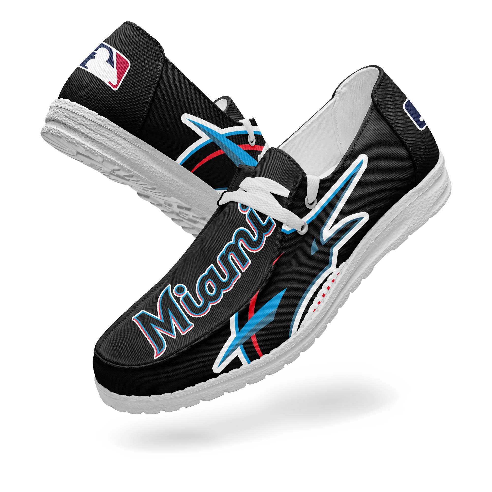 Miami Marlins Canvas Loafer Shoes PT67797