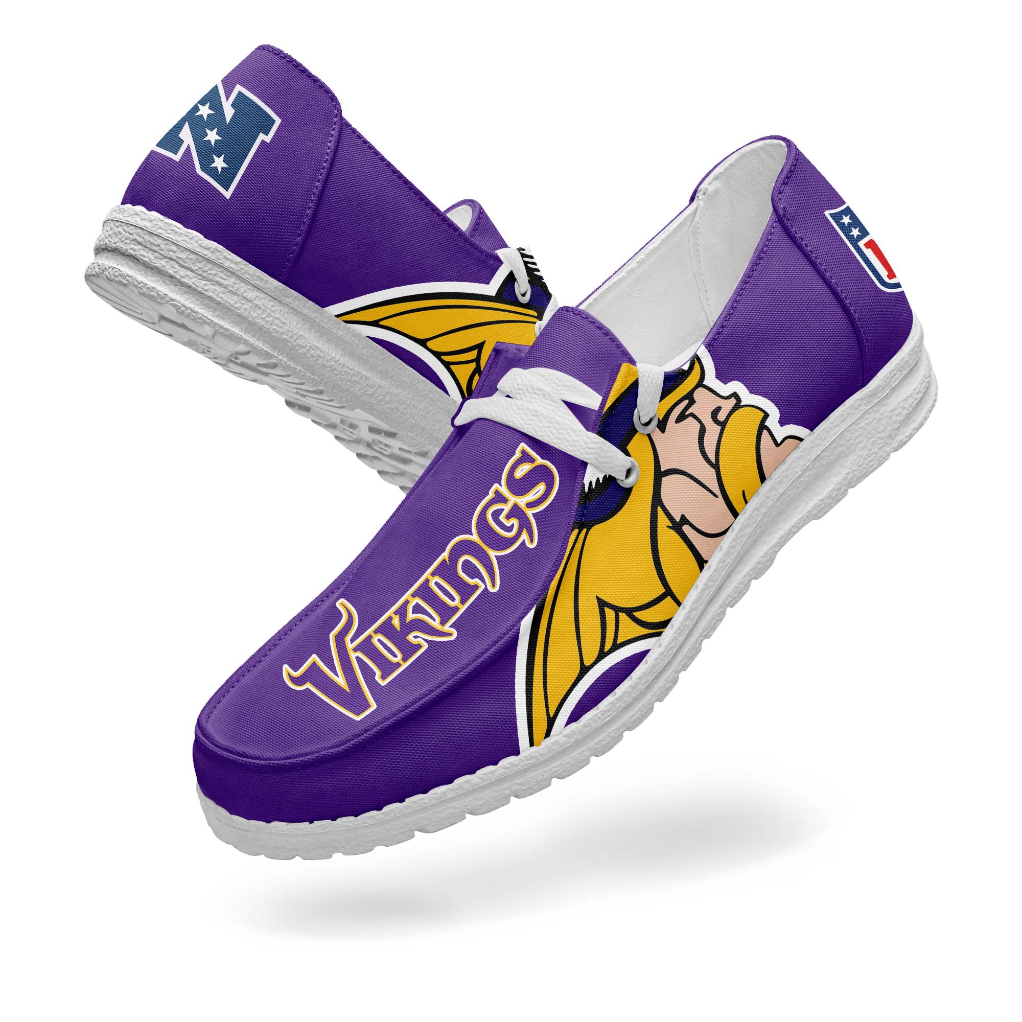 Minnesota Vikings Canvas Loafer Shoes PT67767