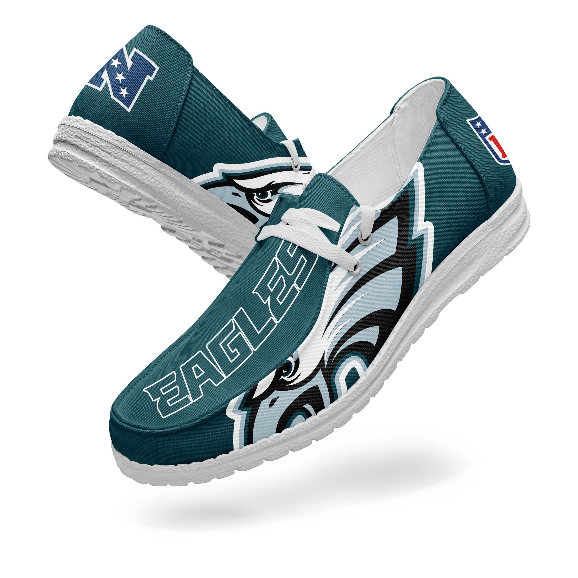 Philadelphia Eagles Canvas Loafer Shoes PT67772