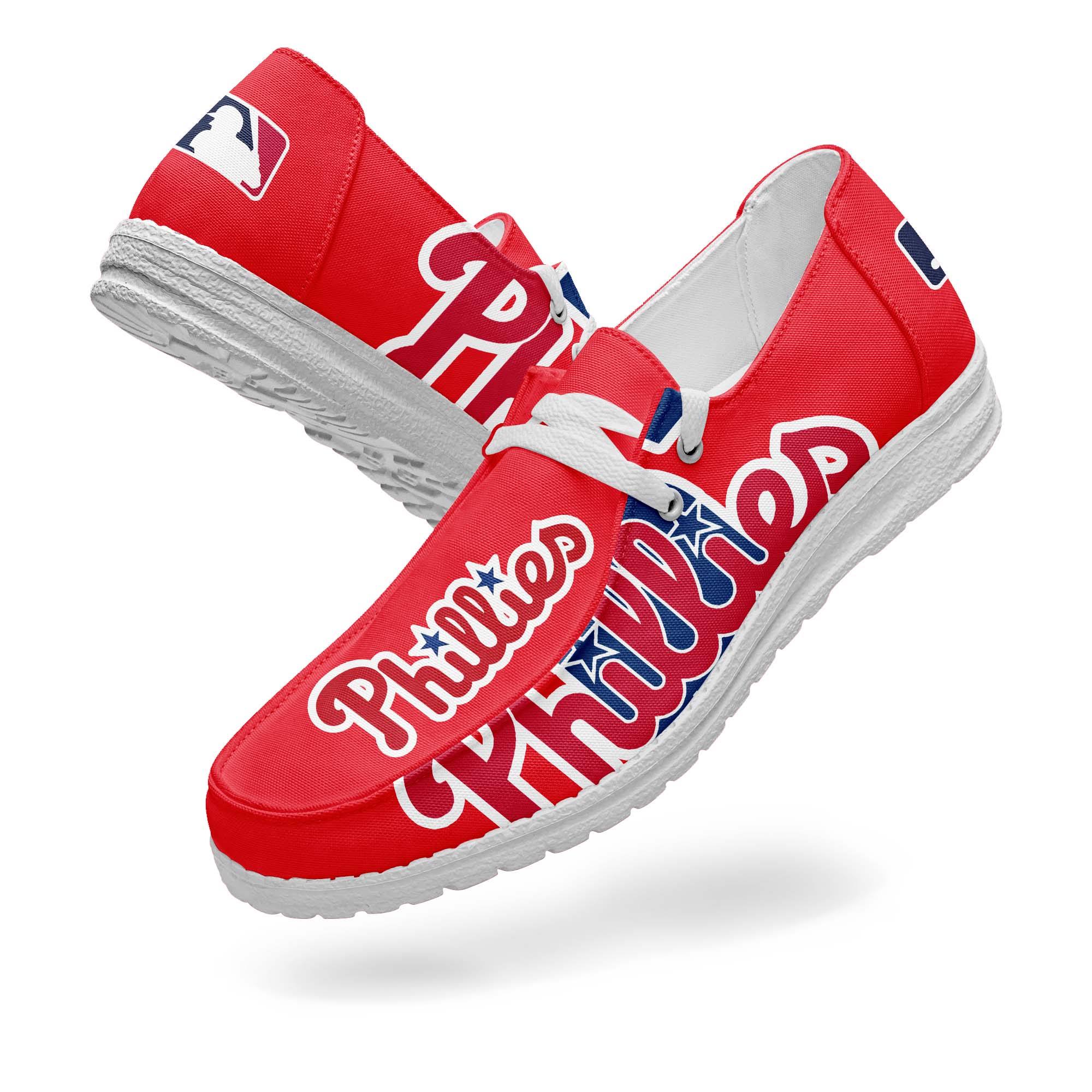 Philadelphia Phillies Canvas Loafer Shoes PT67802