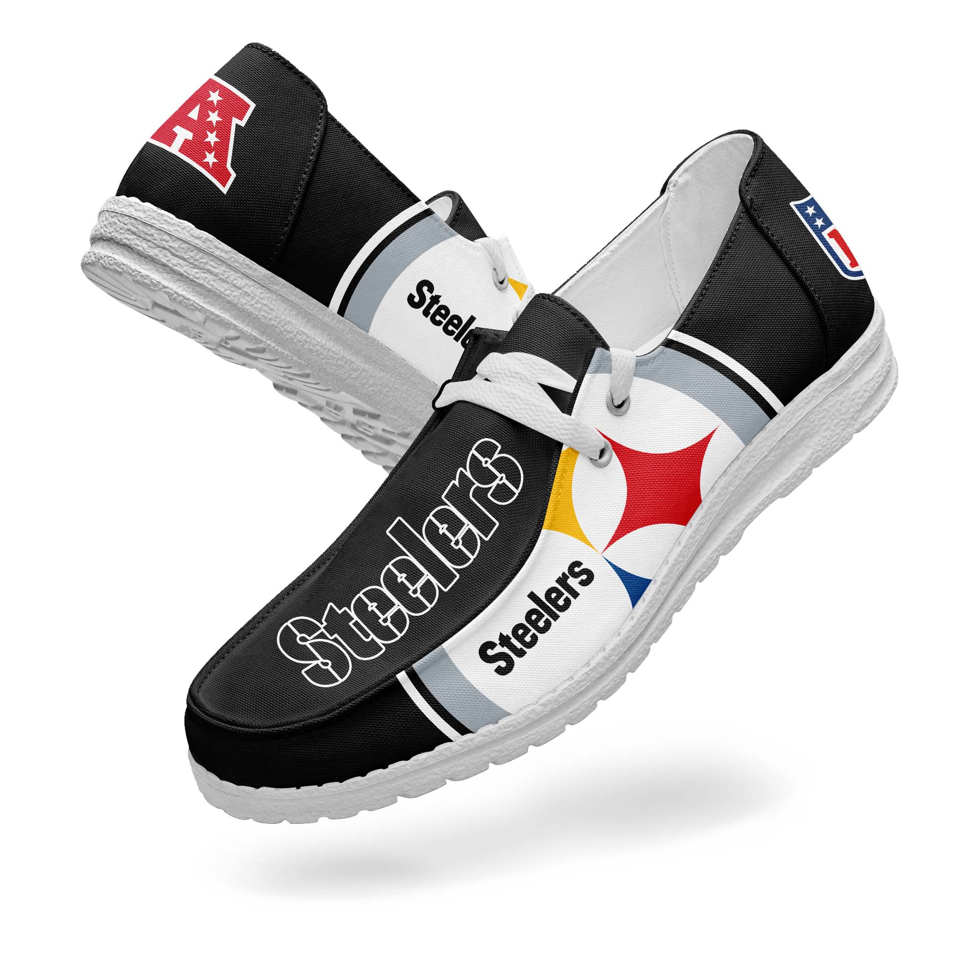 Pittsburgh Steelers Canvas Loafer Shoes PT67773