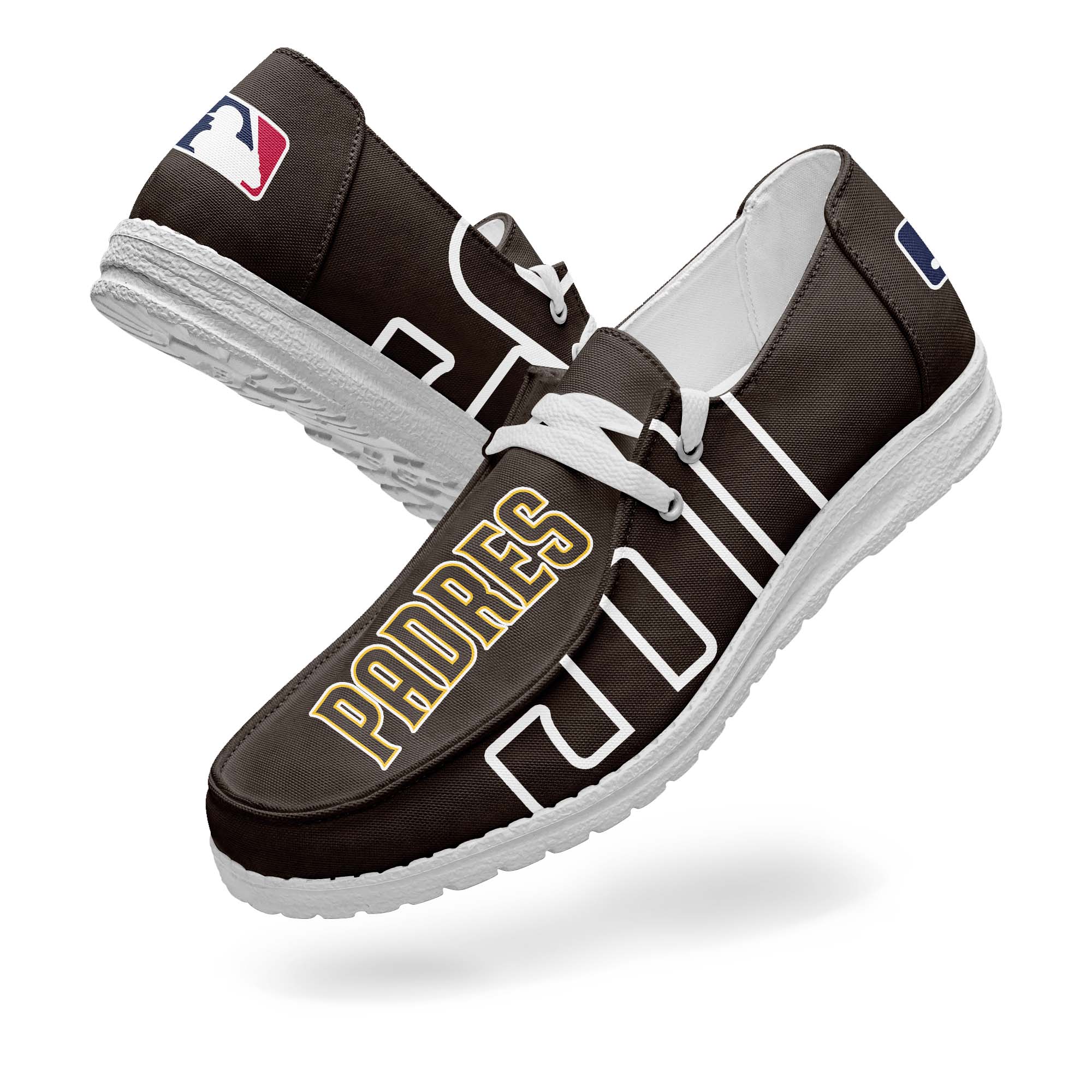 San Diego Padres Canvas Loafer Shoes PT67804